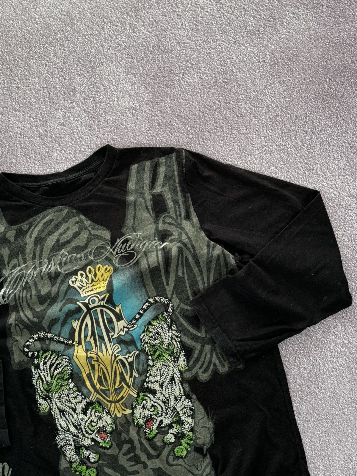 Christian Audigier Vintage Ed Hardy By Christian Audigier Long Sleeve Size US M / EU 48-50 / 2 - 5 Thumbnail