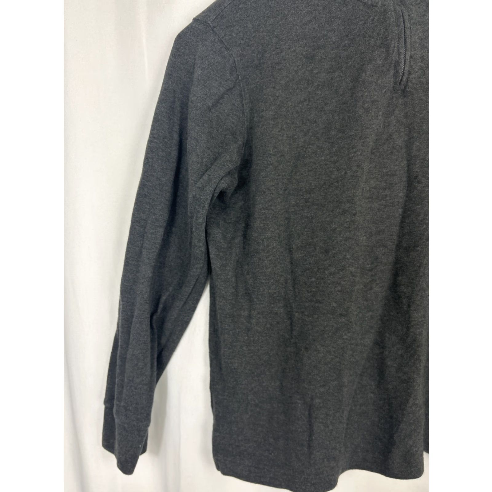 Polo Ralph Lauren Polo Ralph Lauren Sweater Men XL Estate Rib 1/4 Zip Pullover Long Sleeve Gray Mock Neck Logo Knit's 1/4 Zip Casual Mens Size US XL / EU 56 / 4 - 2 Thumbnail