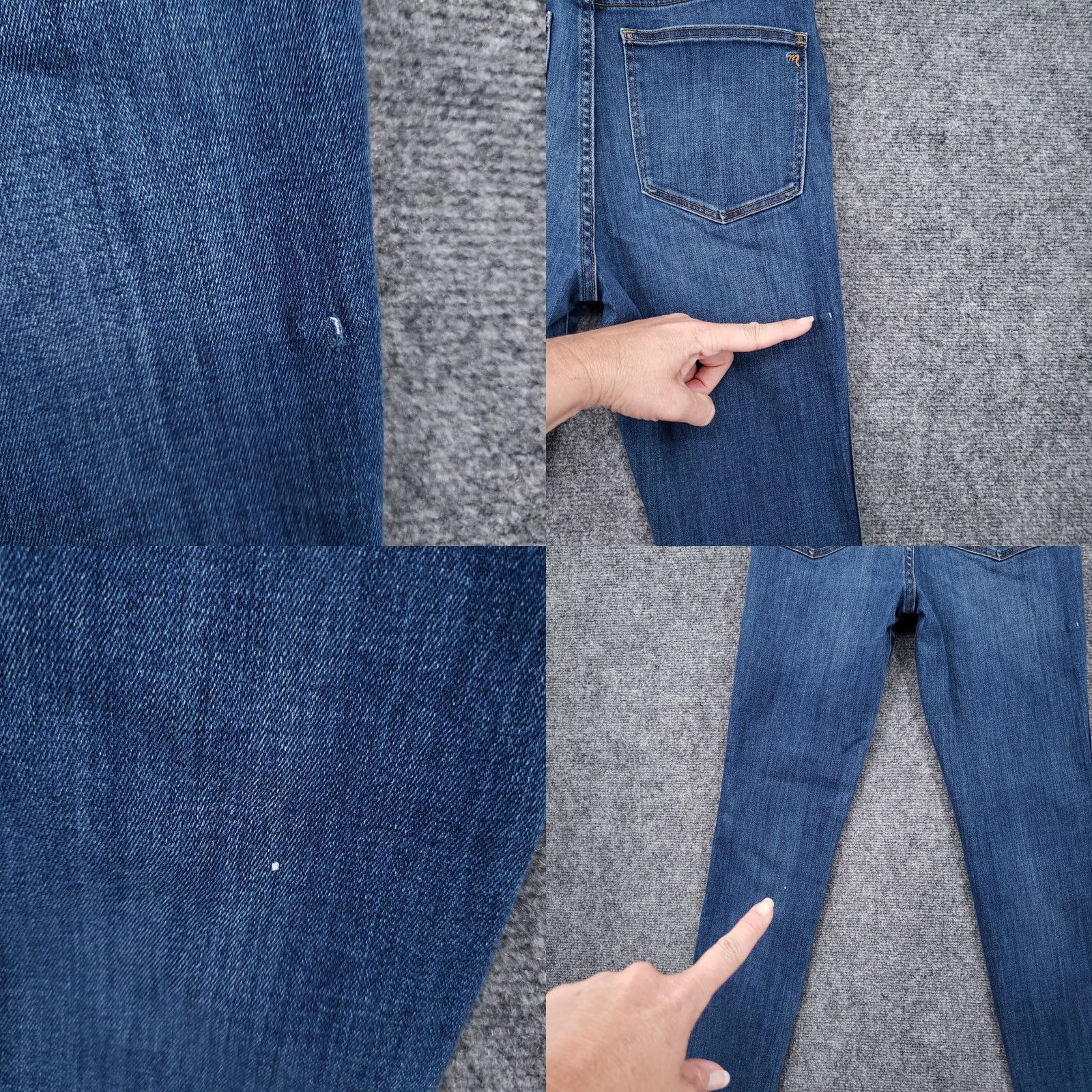 Madewell Madewell Jeans Womens 27 Blue High Rise Skinny Stretch Medium Wash Denim Jeans Women Tailored Comfort Pockets 5-Pocket Size 27" / US 4 / IT 40 - 10 Thumbnail