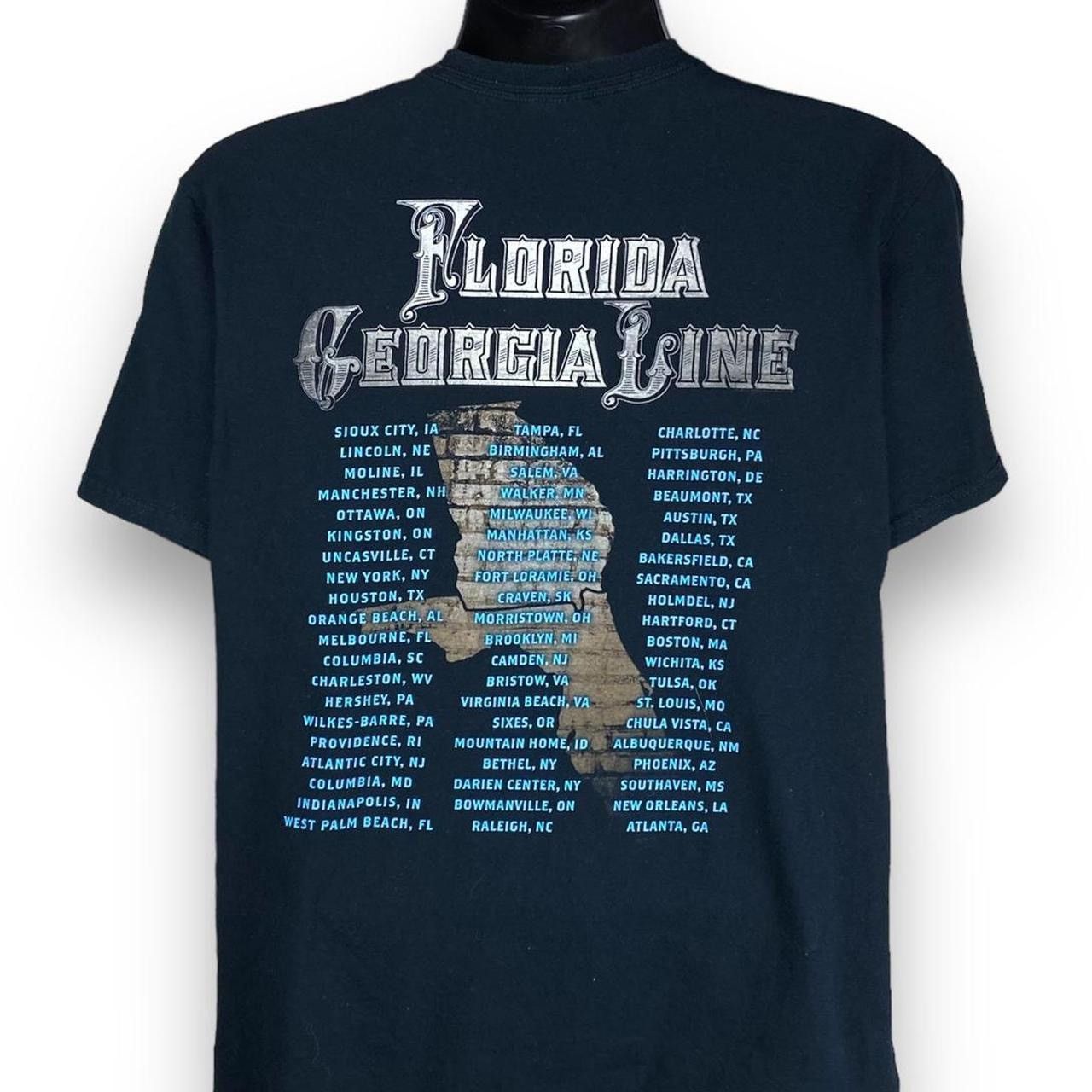 Band Tees × Gildan Gildan Florida Georgia Line Country Music Tour Tee Tshirt Size US L / EU 52-54 / 3 - 2 Thumbnail