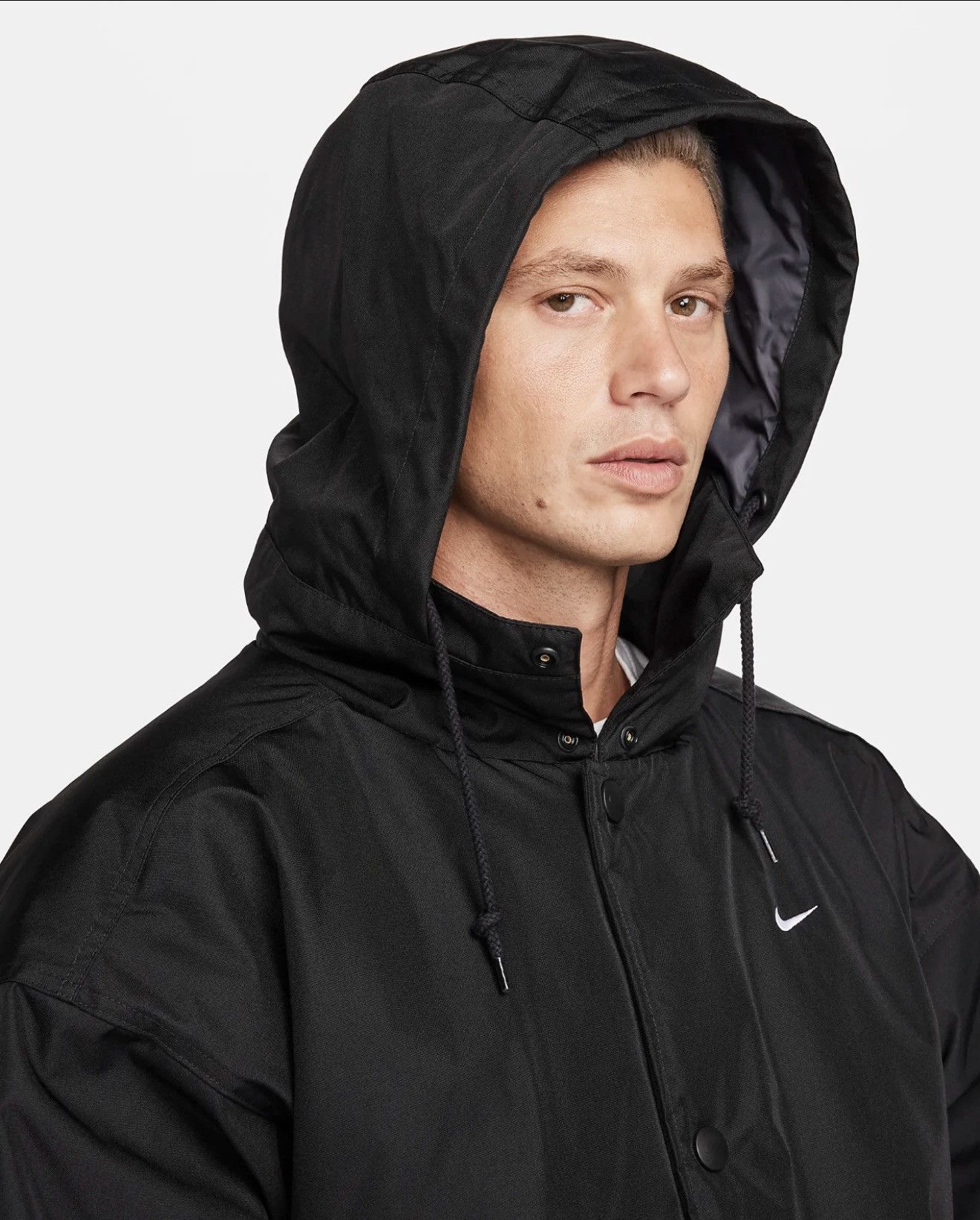 Nike Nike NSW Swoosh Jacket Black FB7852-010 Storm Fit Sz XL Size US XL / EU 56 / 4 - 3 Thumbnail