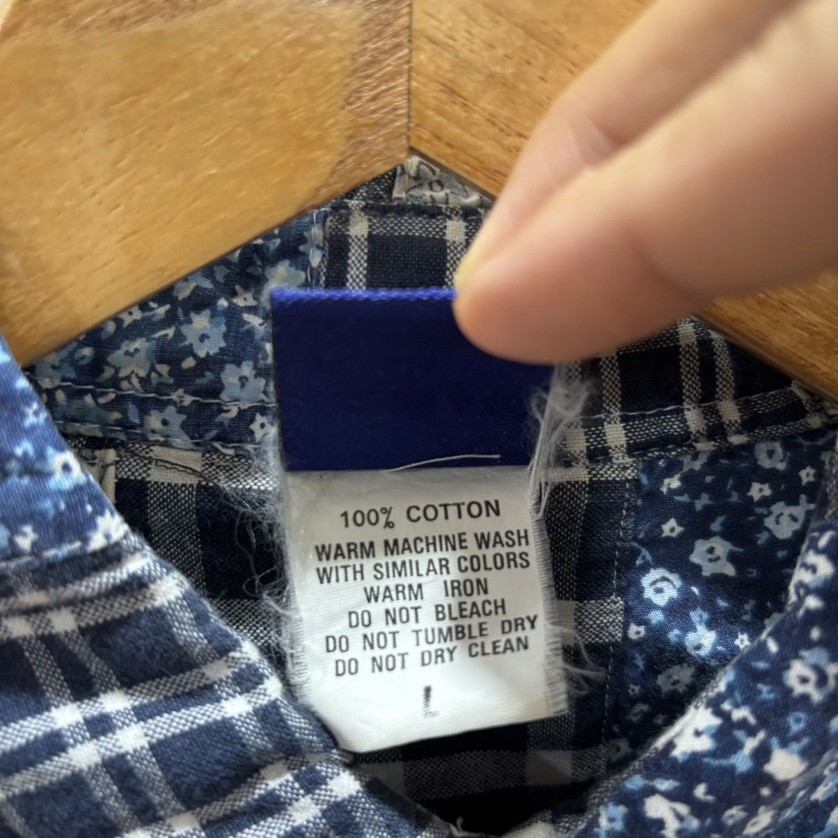 Japanese Brand Vtg Hang ten Patchwork Boro Shirt Size US L / EU 52-54 / 3 - 5 Thumbnail