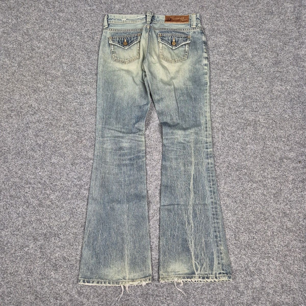 Tornado Mart Venus Y2K Flare Jeans Size 32" / US 10 / IT 46 - 1 Thumbnail