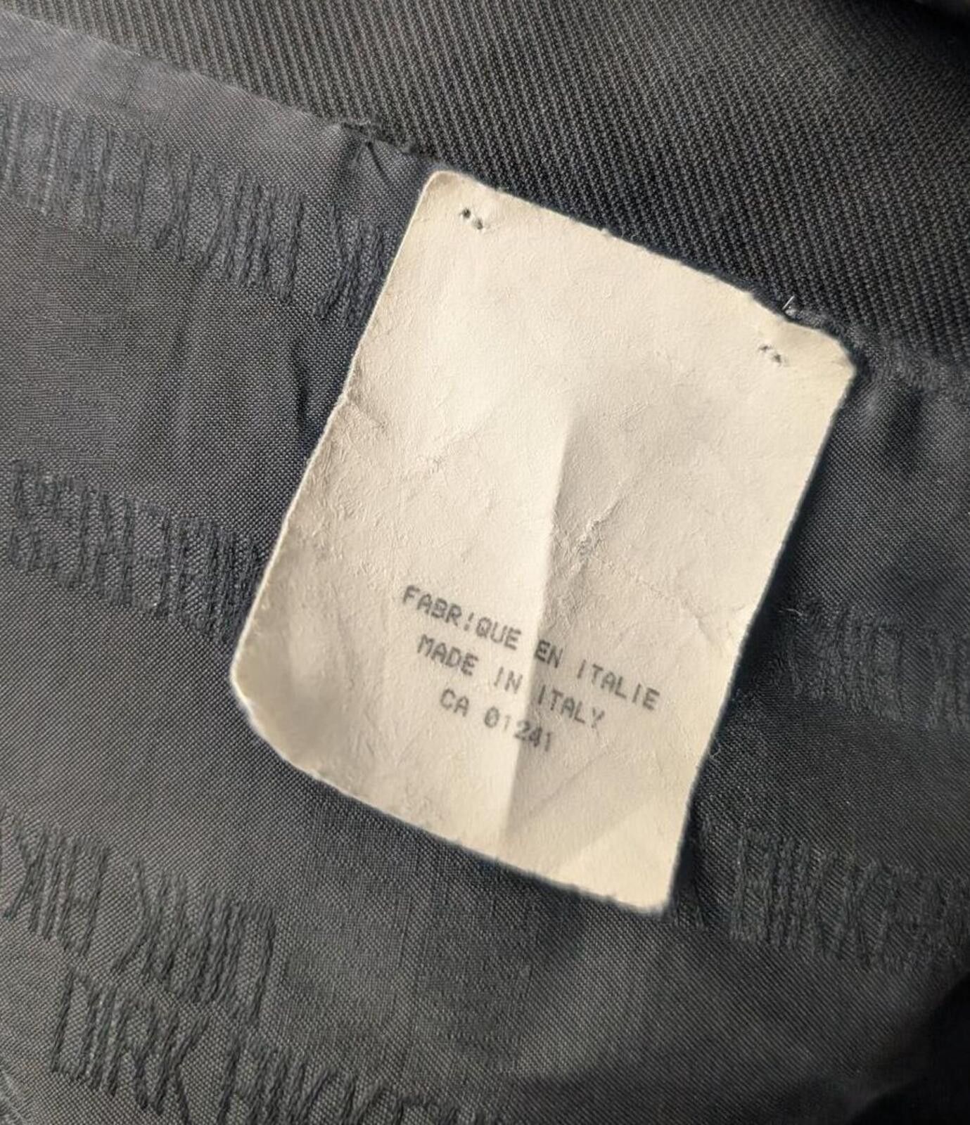 Dirk Bikkembergs Dirk Bikkembergs Black Zip-Up Blazer Jacket Made in Italy Size US M / EU 48-50 / 2 - 4 Thumbnail