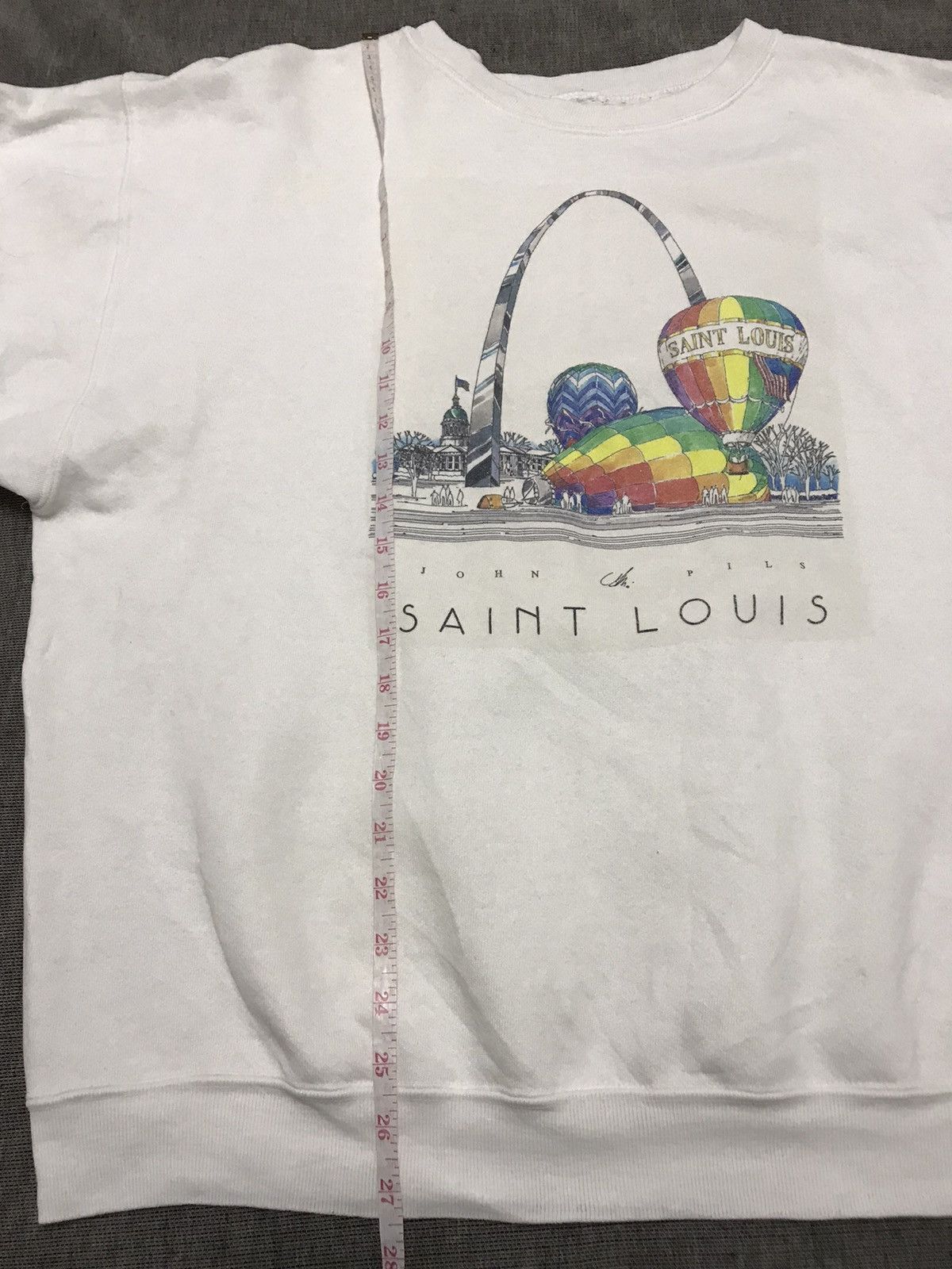 Vintage Vintage Sweatshirt Saint Louis John Pils Size US XL / EU 56 / 4 - 6 Thumbnail