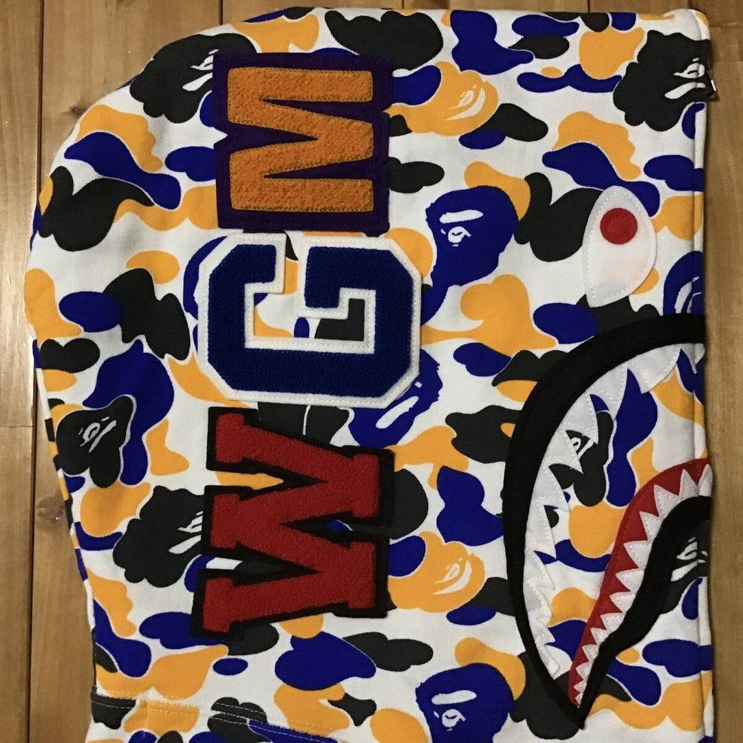 Bape 2008 🔥Maebashi Store Camo🔥 BAPE shark full zip hoodie NIGO Size US L / EU 52-54 / 3 - 5 Thumbnail