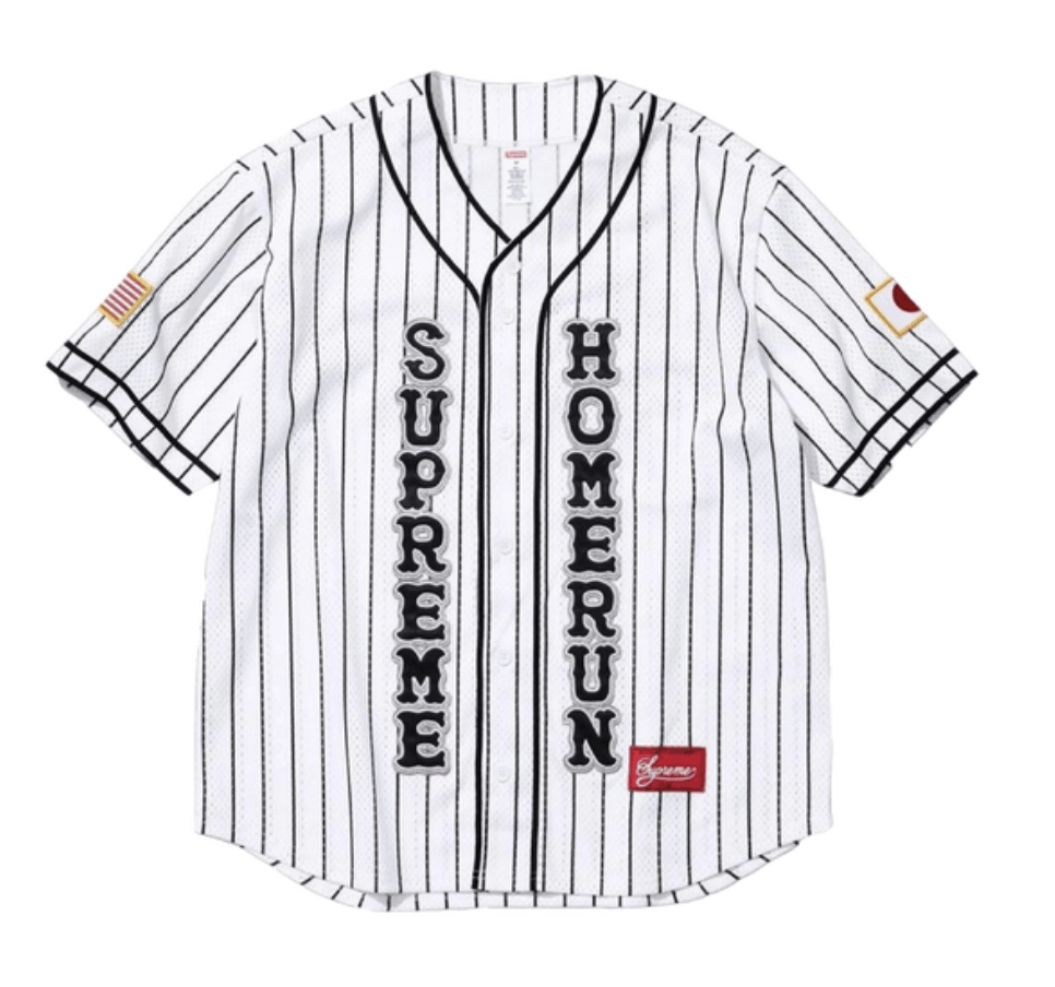 希少Supreme Nike Leather Baseball ホワイト Supreme Nike Leather Baseball Jersey White Men's - FW19 - US