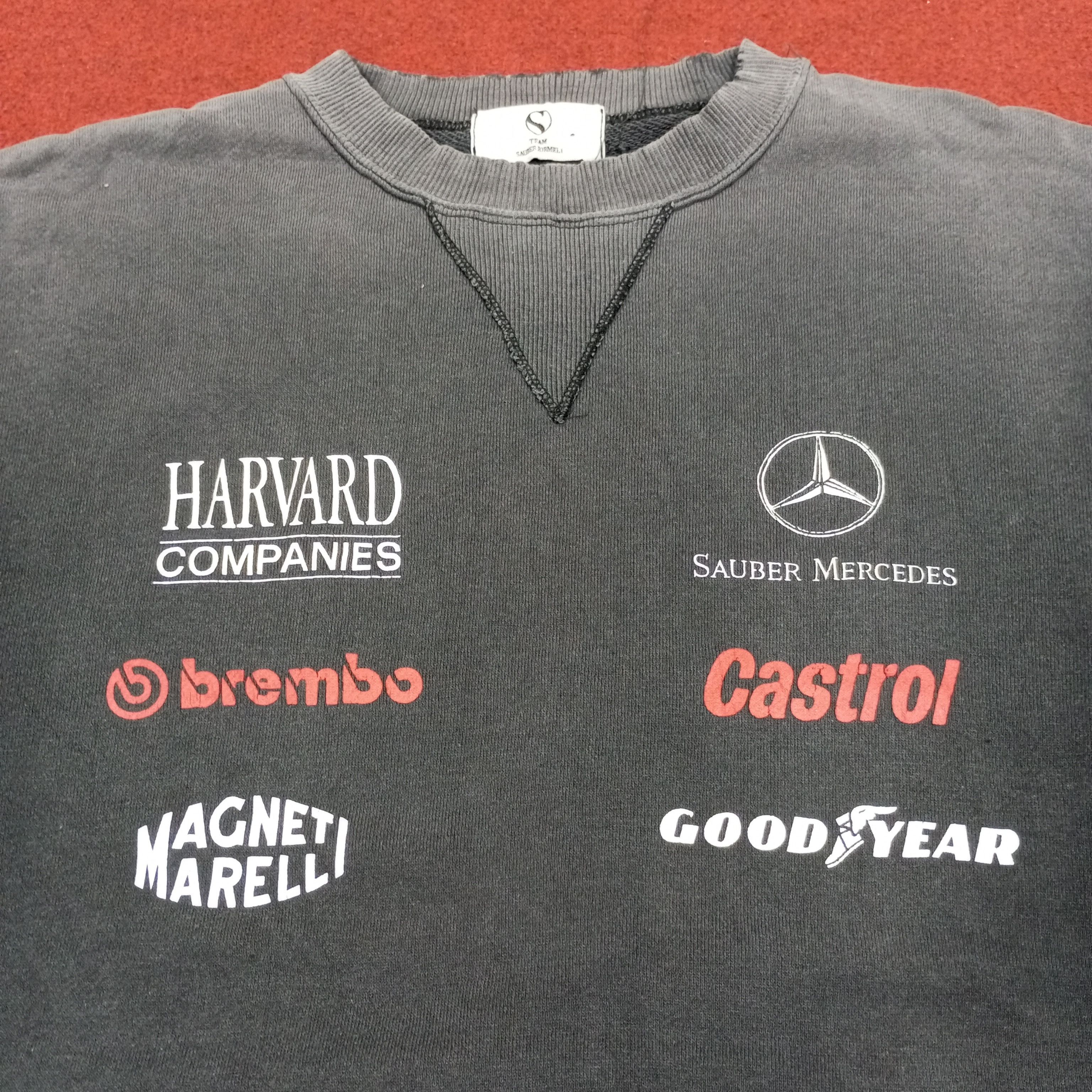 Vintage Magneti Marelli Sauber Mercedes Castrol Promo Sweatshirt Size US M / EU 48-50 / 2 - 2 Thumbnail
