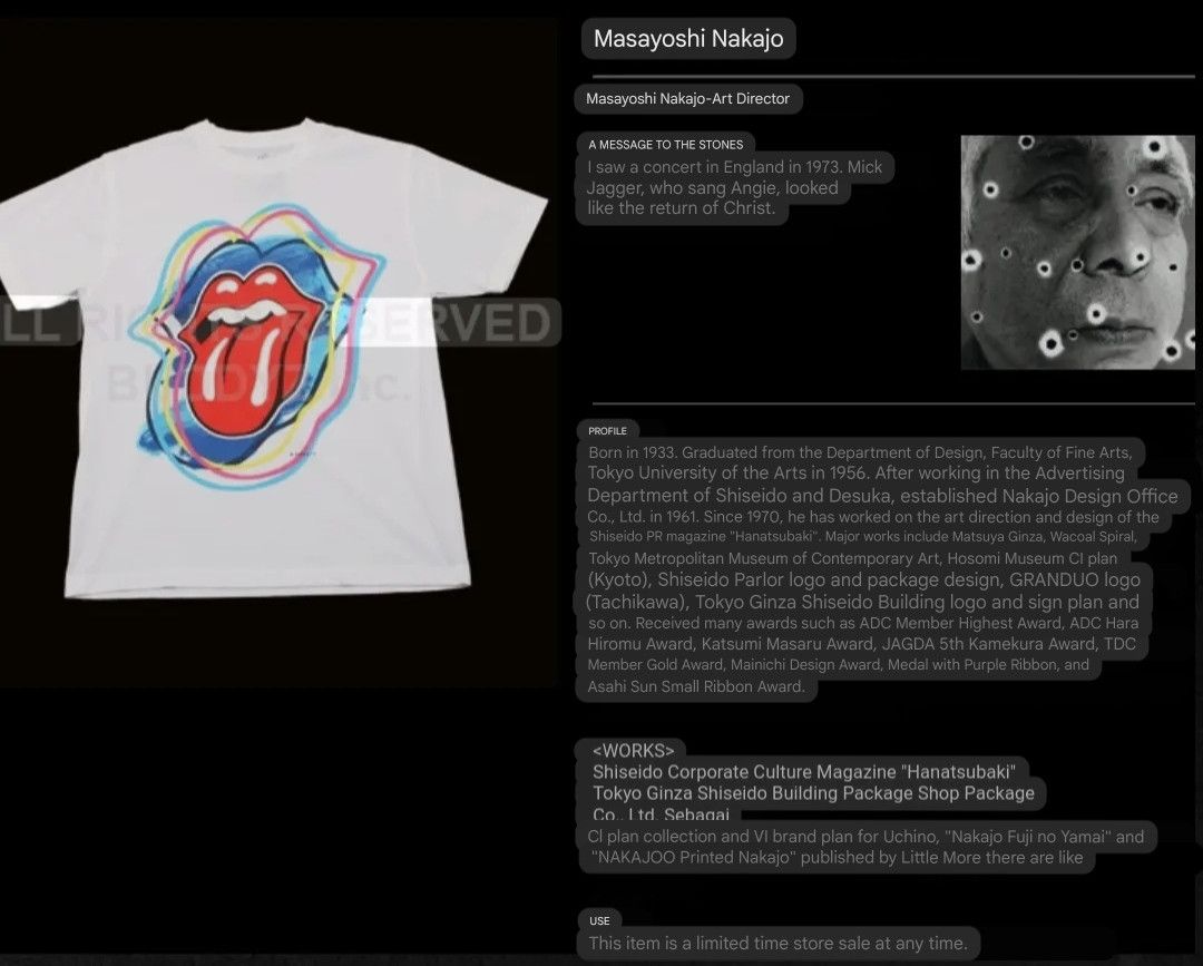 Band Tees Vintage 2007 Rolling Stones Primal Engine Licks Neon Graphic Size US L / EU 52-54 / 3 - 8 Thumbnail