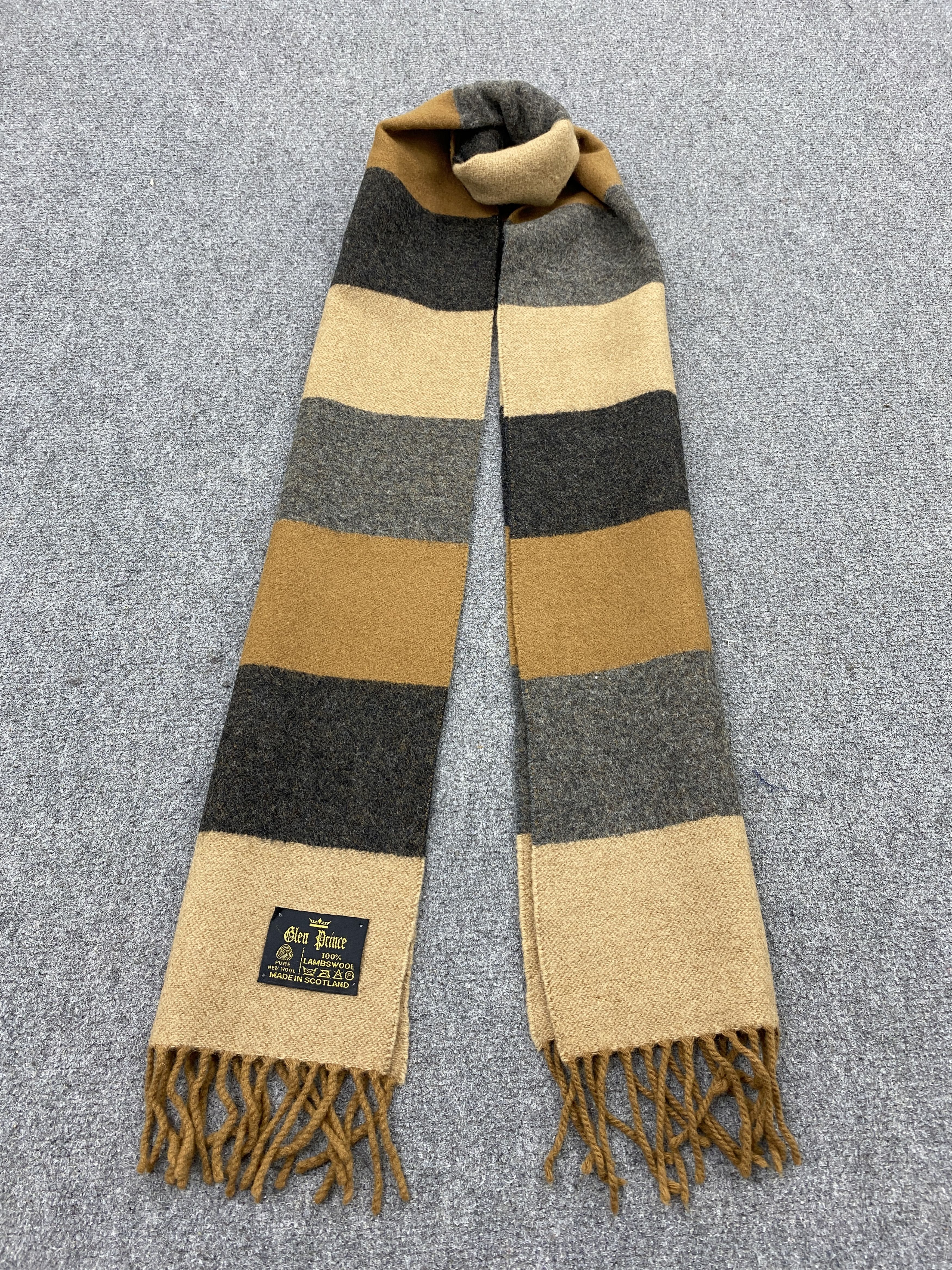Other Vintage Elen Prince Made In Scotland Muffler Scarf -SC0029 Size ONE SIZE - 1 Thumbnail