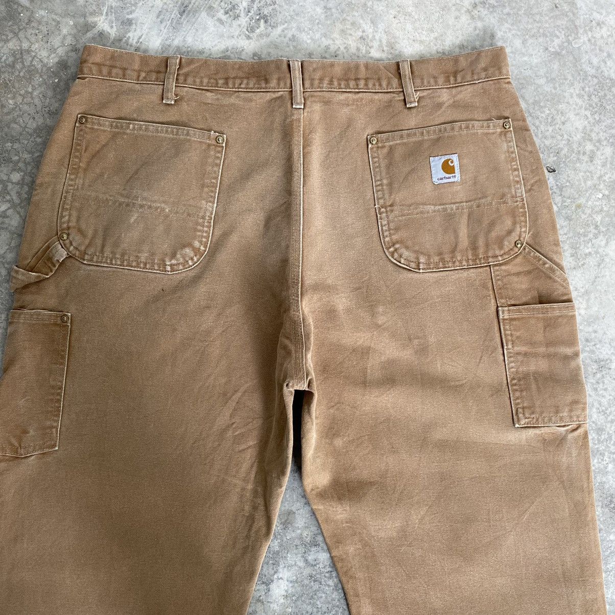 Carhartt Vintage Carhartt Double Knee Faded Tan Carpenter Pants Size US 40 / EU 56 - 13 Thumbnail
