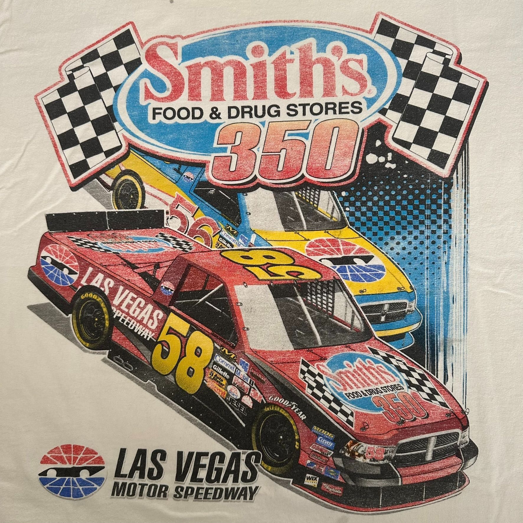 NASCAR Vintage Y2K NASCAR Truck Racing T-Shirt Smith's 350 Las Vega Size US L / EU 52-54 / 3 - 2 Thumbnail