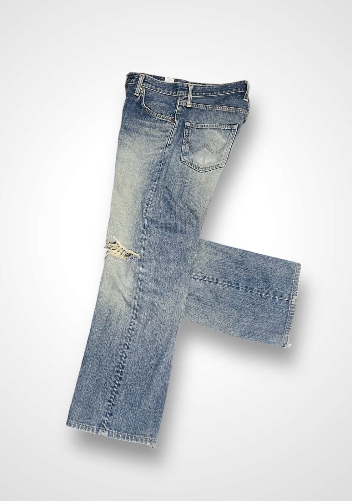 Edwin × Japanese Brand Distressed Edwin Jeans (11) Size US 30 / EU 46 - 3 Thumbnail