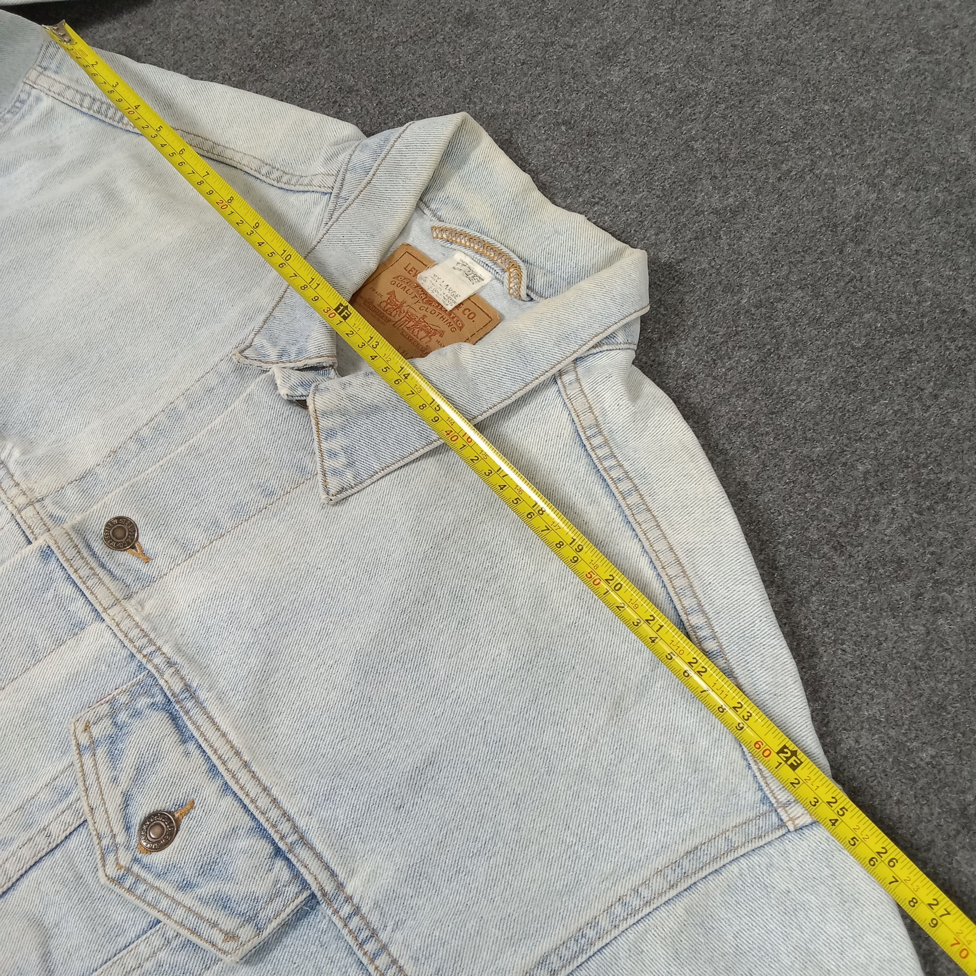Levi's × Vintage Levi's X Hysteric Glamour Custom Logo Denim Jacket Size US XXL / EU 58 / 5 - 7 Thumbnail