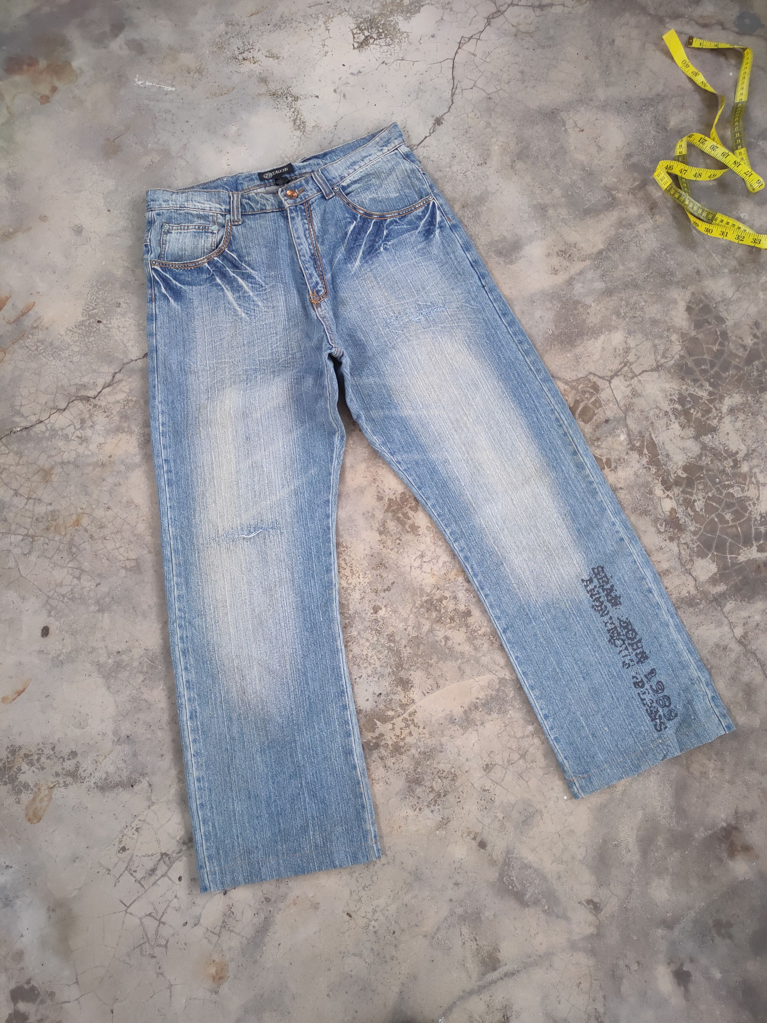 Japanese Brand W37 VINTAGE SEAN JOHN FADED JEANS DENIM PANTS Size US 37 - 2 Thumbnail