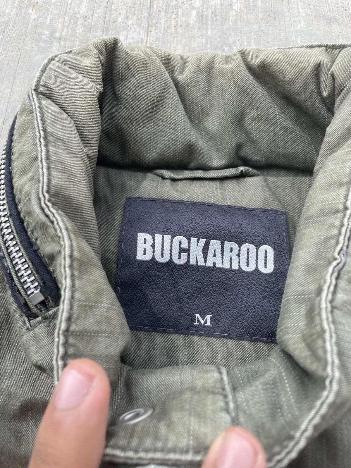 Japanese Brand 2000s JAPANESE BRAND BUCKAROO BONO HOOD MILLITARY JACKET LGB Size US M / EU 48-50 / 2 - 6 Thumbnail