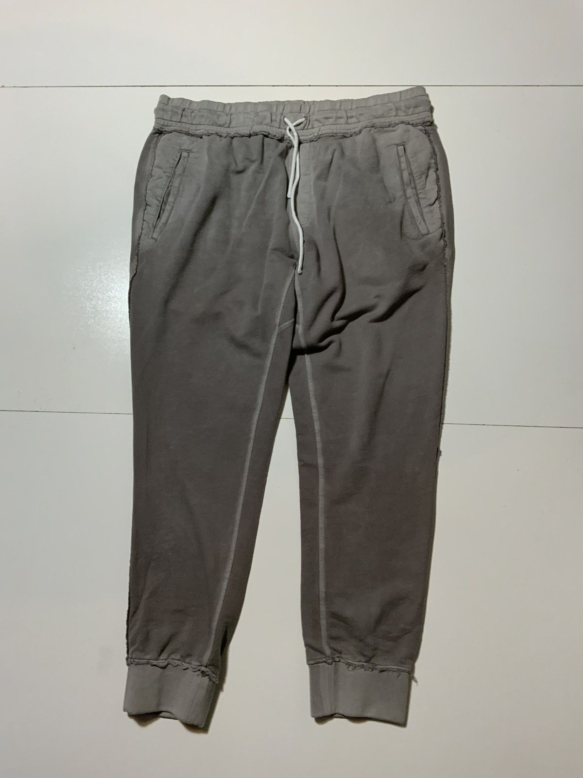 COTTONCITIZEN Cotton Citizen Made In USA Distressed Jogger Sweatpants Size US 40 / EU 56 - 1 Thumbnail