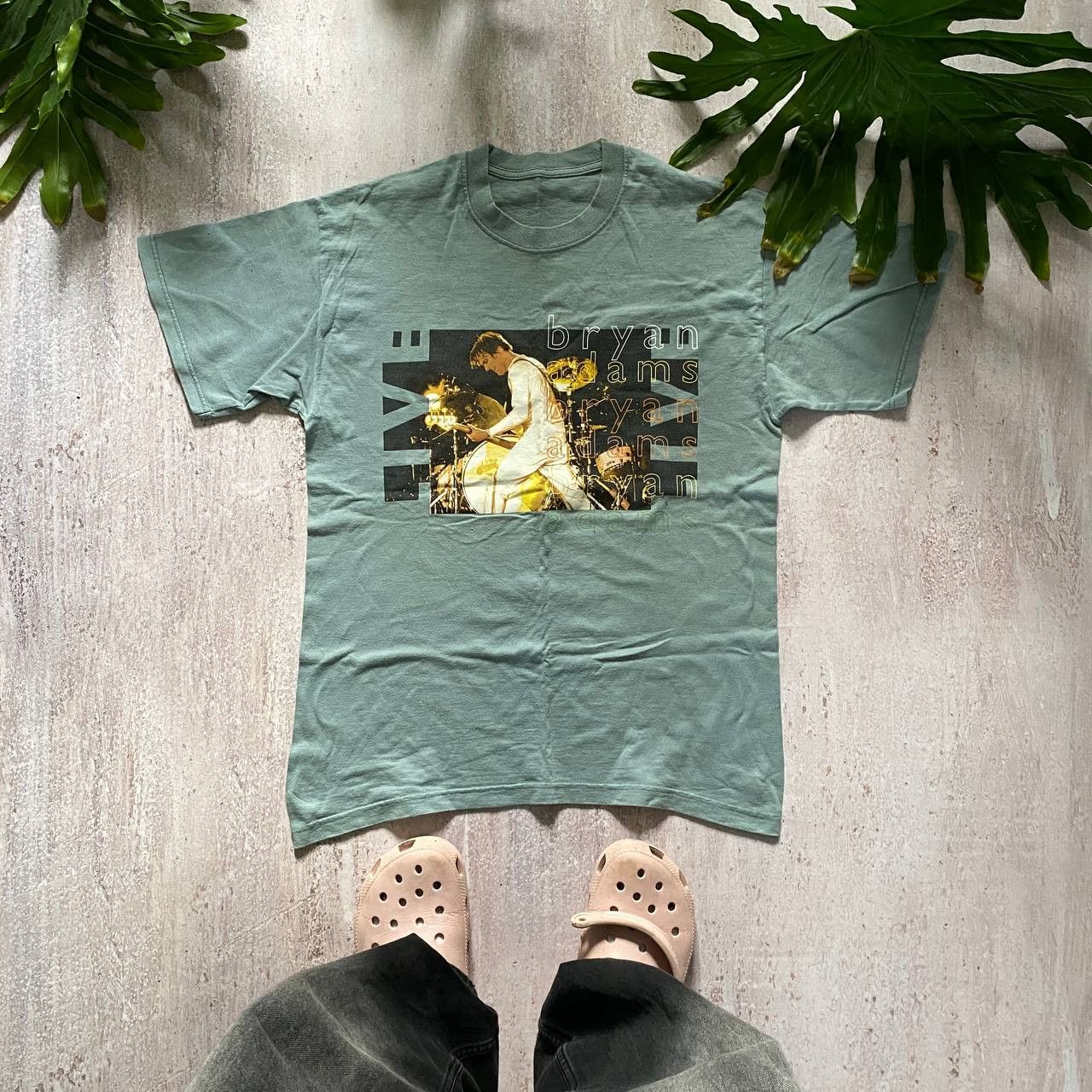 Band Tees VINTAGE 90S BRYAN ADAMS RARE TOUR T SHIRT 246 Size US L / EU 52-54 / 3 - 1 Thumbnail