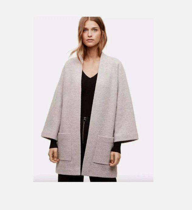 Aritzia Wilfred Brullon Wool Sweater Cardigan Grey ( Xxs ) in Gray, Women's