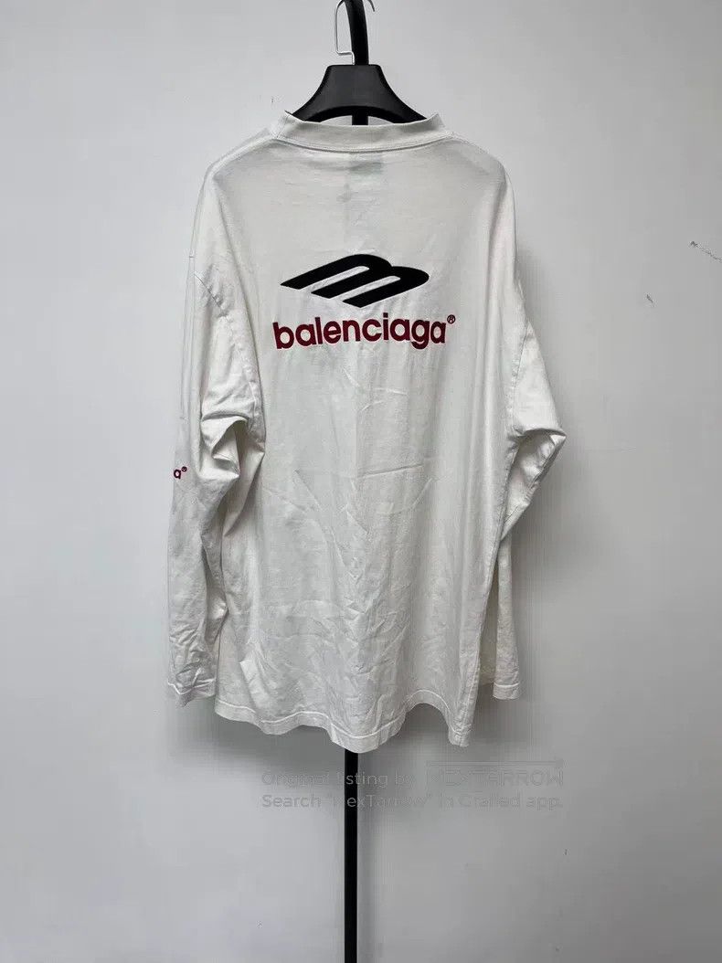 Balenciaga Balenciaga Letter Print Crew Neck Long Sleeve T-Shirt Size US S / EU 44-46 / 1 - 2 Thumbnail