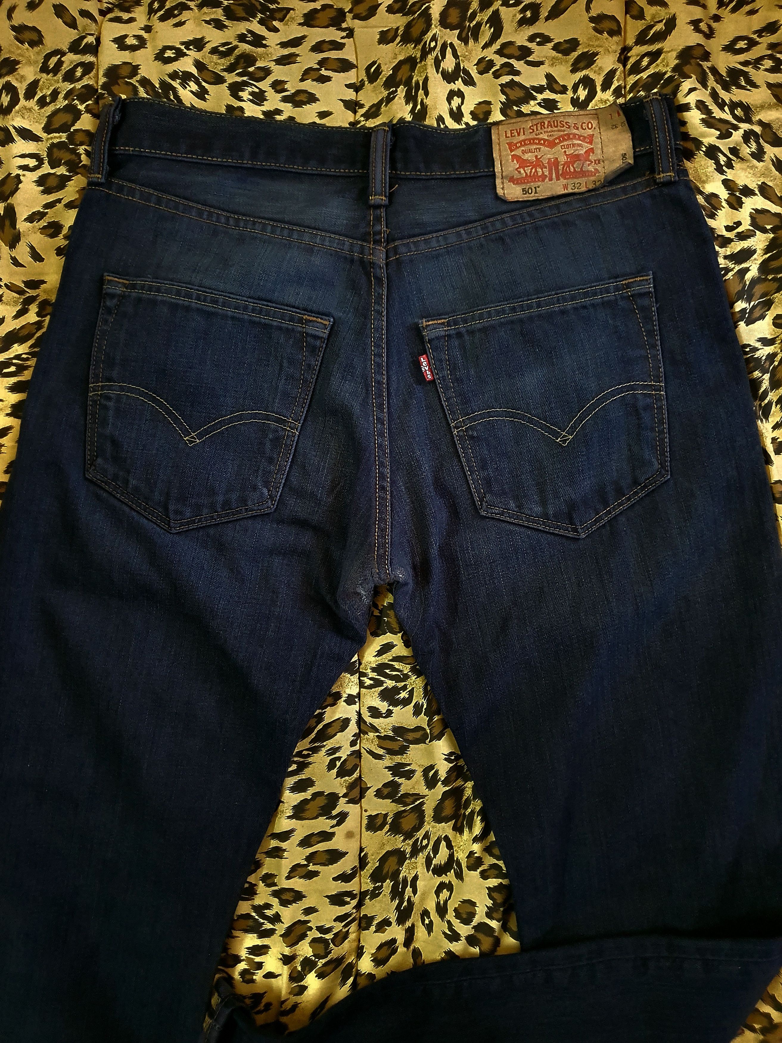 Levi's Levi Strauss & Co. 501 Straight Cut Denim Size US 32 / EU 48 - 9 Thumbnail