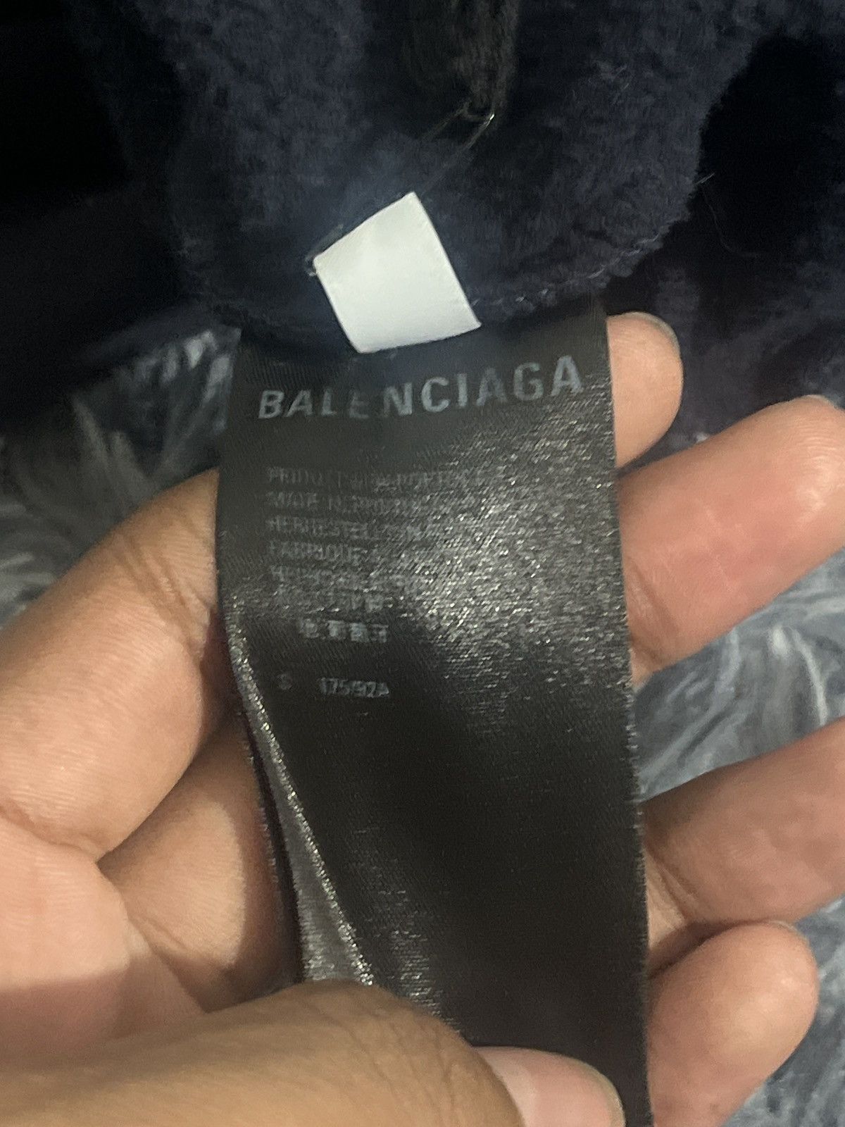 Balenciaga Balenciaga Sweatshirt Embroidered logo Navy And Yellow Size US S / EU 44-46 / 1 - 4 Thumbnail