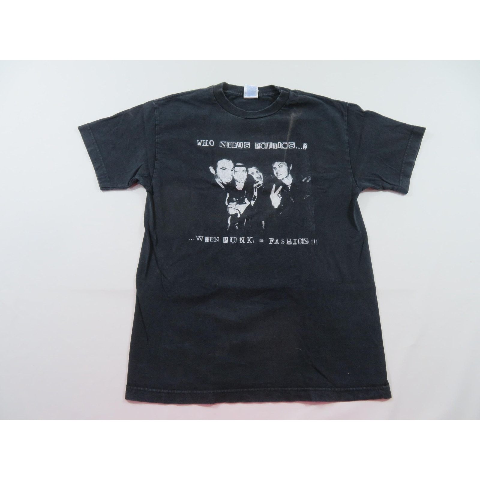 Other Leftover Crack Who Needs Politics Punk = Fashion Shirt M 90s Size US M / EU 48-50 / 2 - 1 Thumbnail