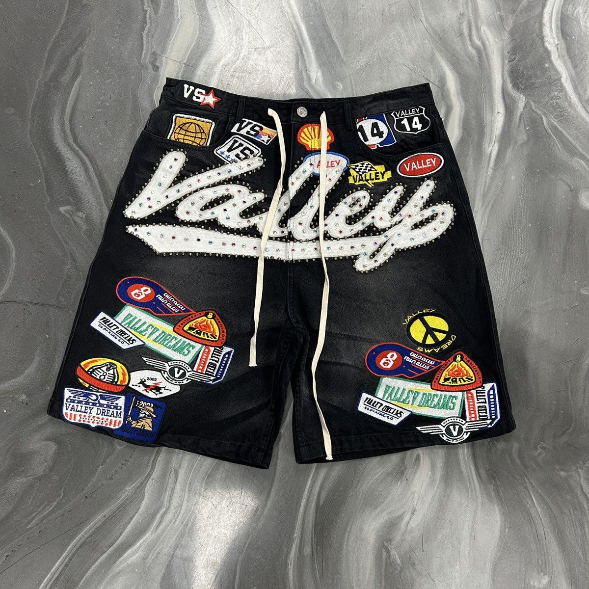 Vale Vale Forever Black 1980s Jorts | Grailed