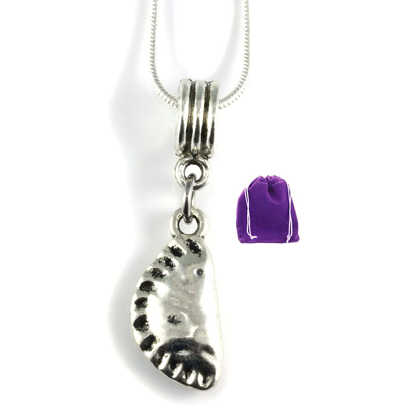& Other Stories Pierogi Necklace - Dumpling Necklace a Food Jewelry Pendant Size ONE SIZE - 1 Thumbnail