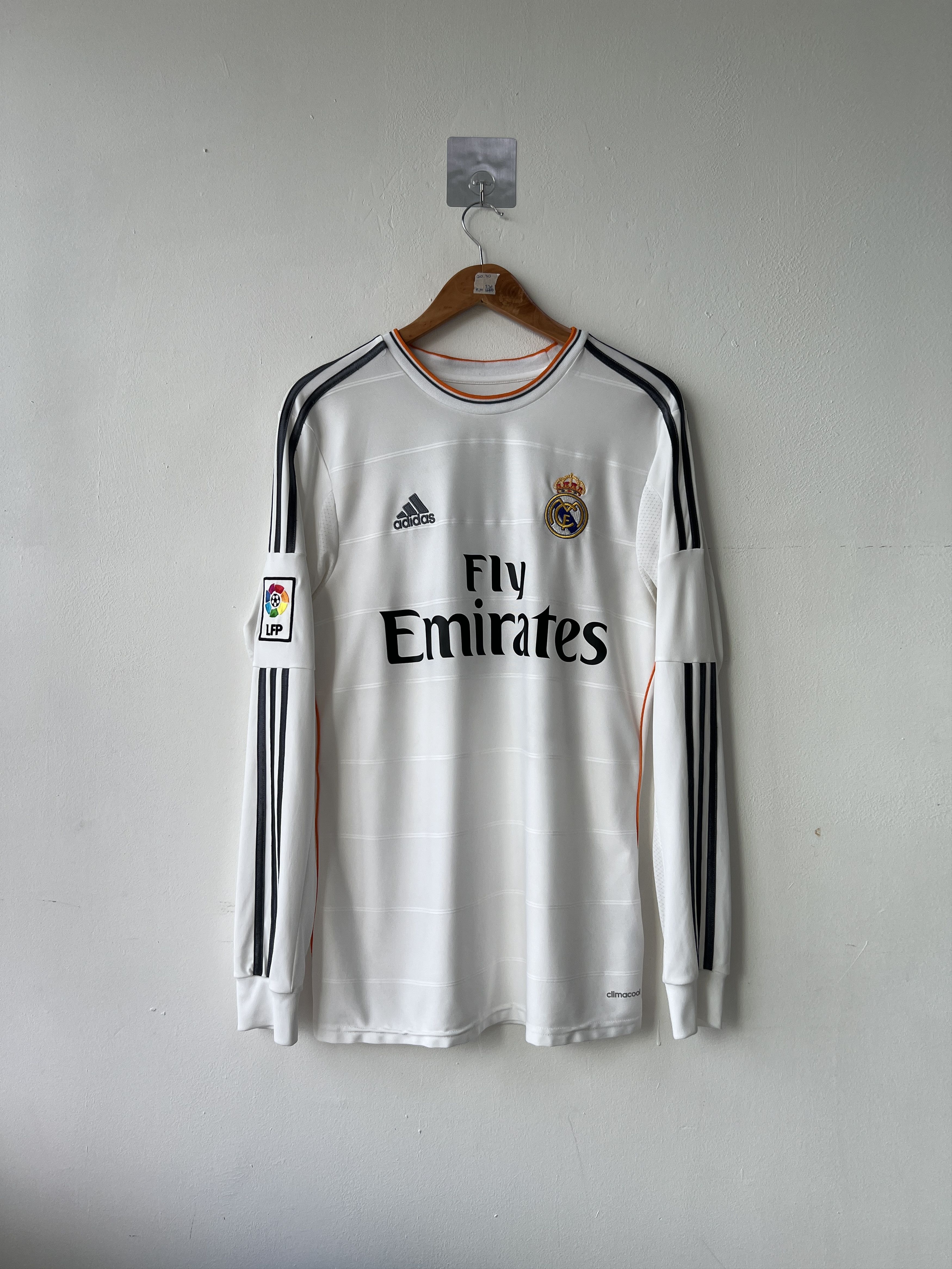 Adidas (M) Real Madrid 2013-14 Home Long Sleeve Kit Ronaldo #7 Size US M / EU 48-50 / 2 - 2 Thumbnail