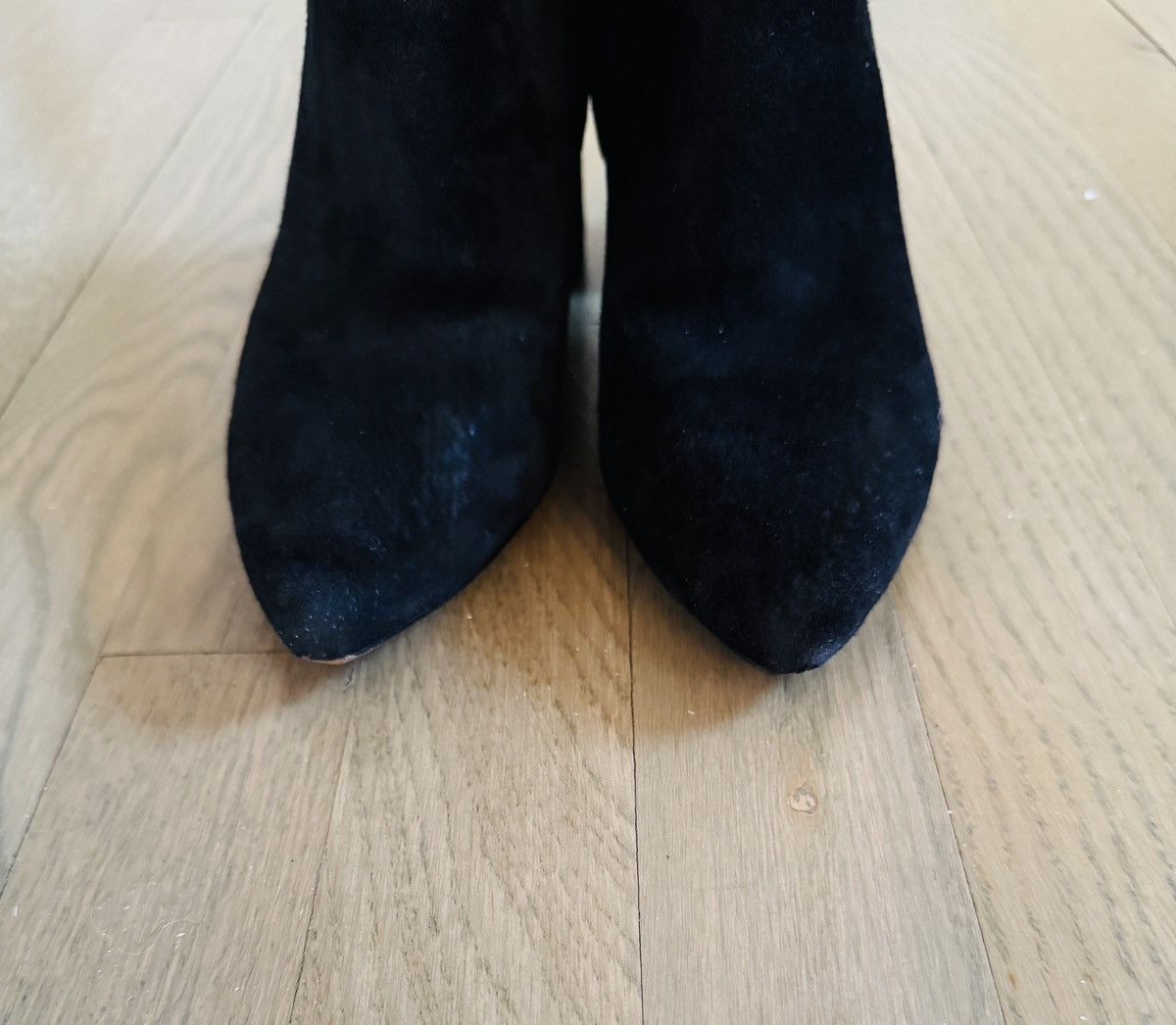 Sam Edelman Sam Edelman Suede boots Pointy Hilty Ankle Block Black 6.5 Size US 6.5 / IT 36.5 - 15 Thumbnail