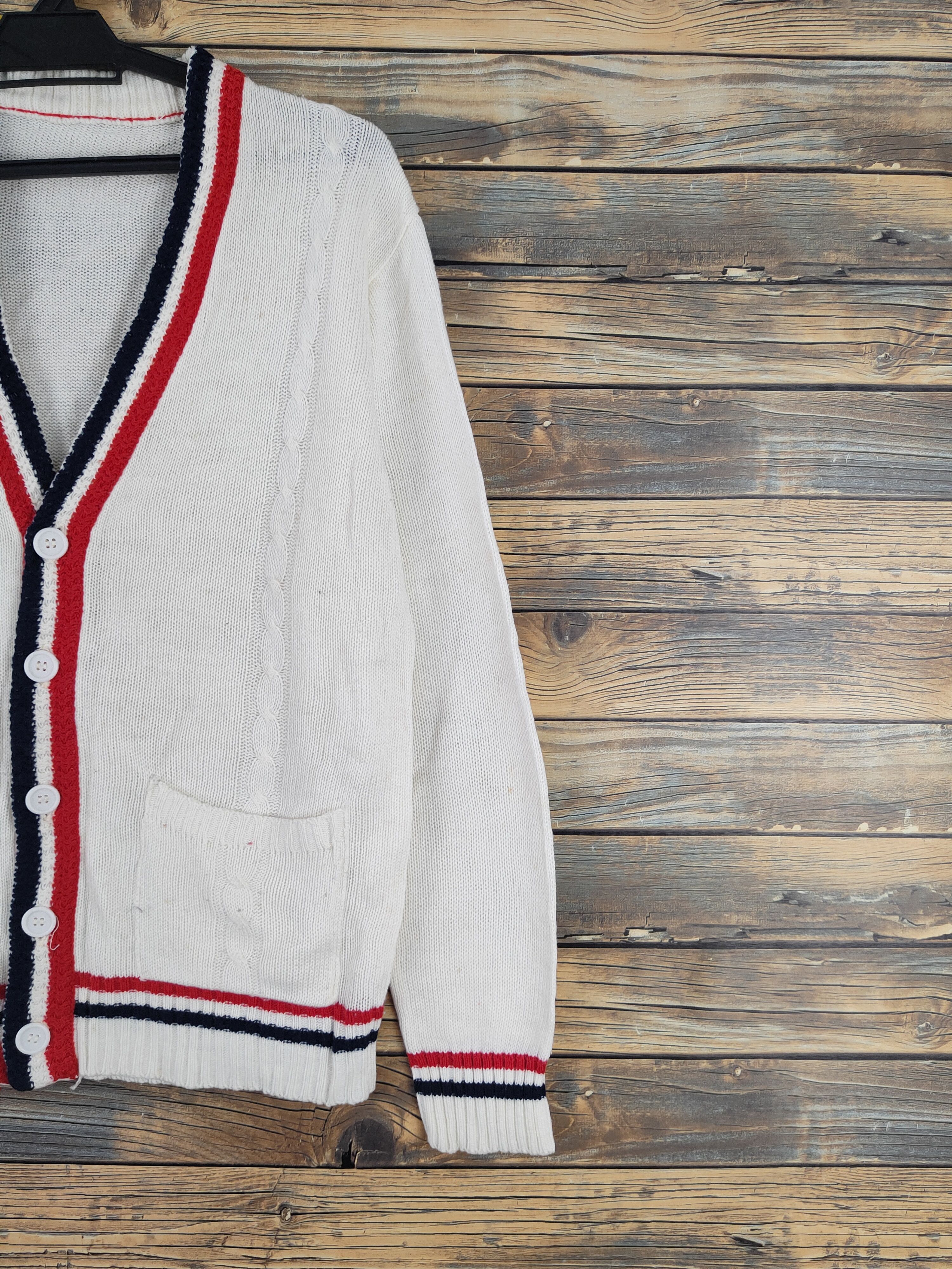 Aran Isles Knitwear Japanese Brand Ivory Knitwear Cardigan #W2163 Size US M / EU 48-50 / 2 - 5 Thumbnail
