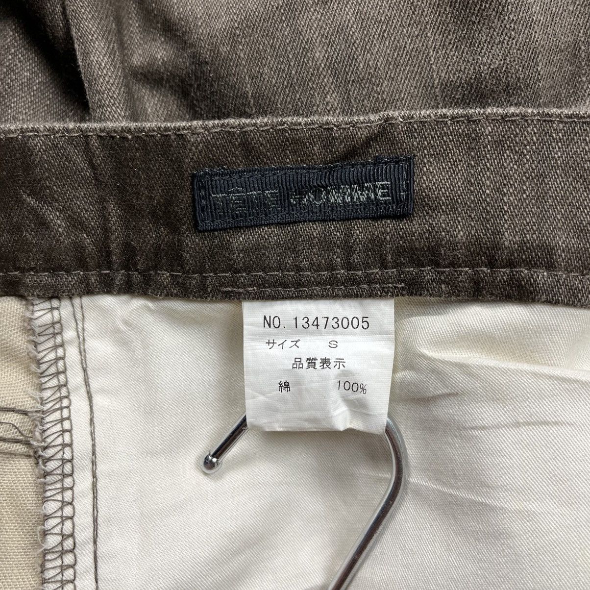 If Six Was Nine 2000s Tete Homme - Chocolate Mudwash Flared Denim - Size US 29 - 7 Thumbnail
