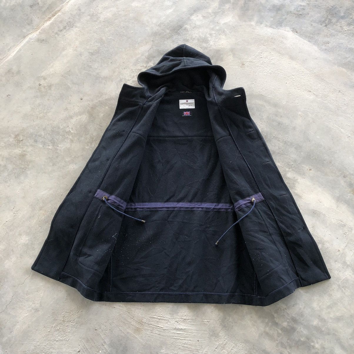Original Montgomery MONTGOMERY Duffle Wool Hooded Coat Size US M / EU 48-50 / 2 - 2 Thumbnail