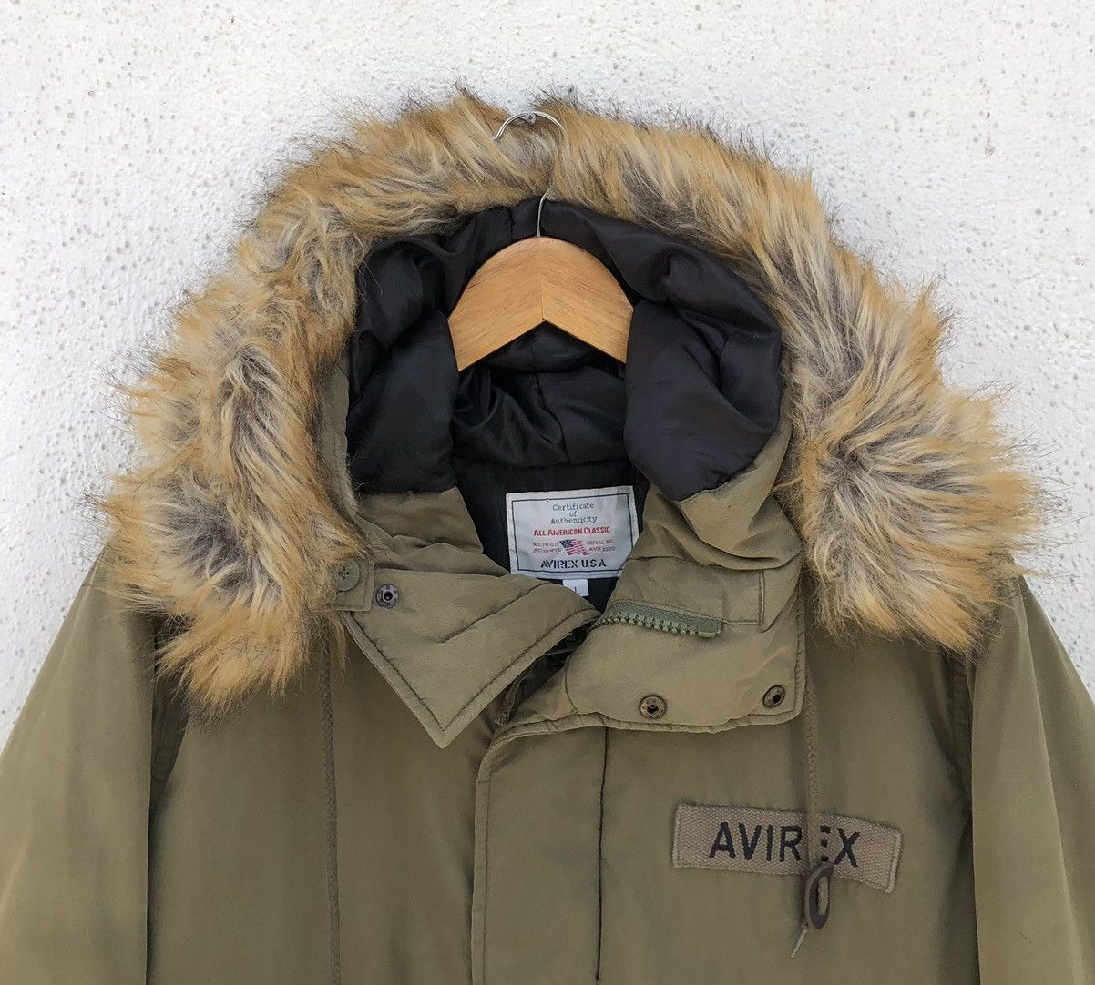 Avirex Avirex Mod Coat with Hood Military Style and Fur Padding Size US L / EU 52-54 / 3 - 15 Thumbnail