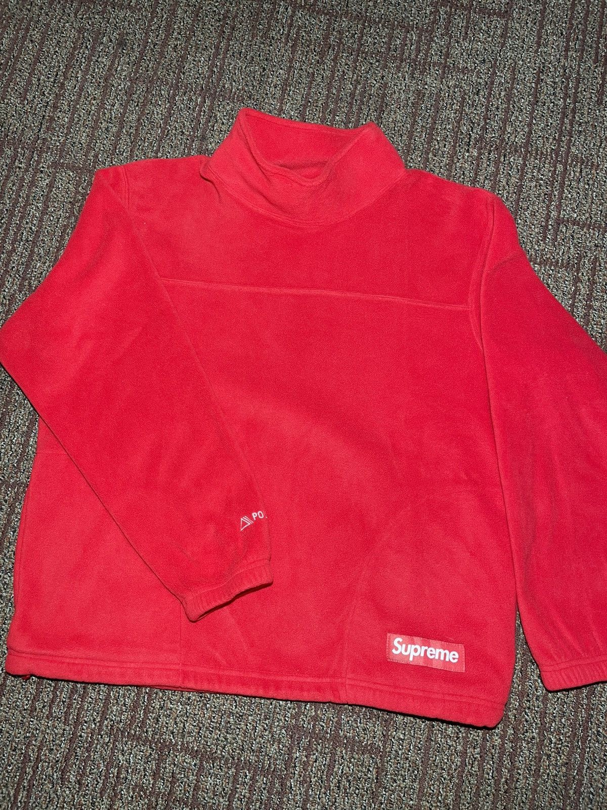 Supreme Supreme Polartec Mock Neck Pullover (Small) Size US S / EU 44-46 / 1 - 1 Thumbnail
