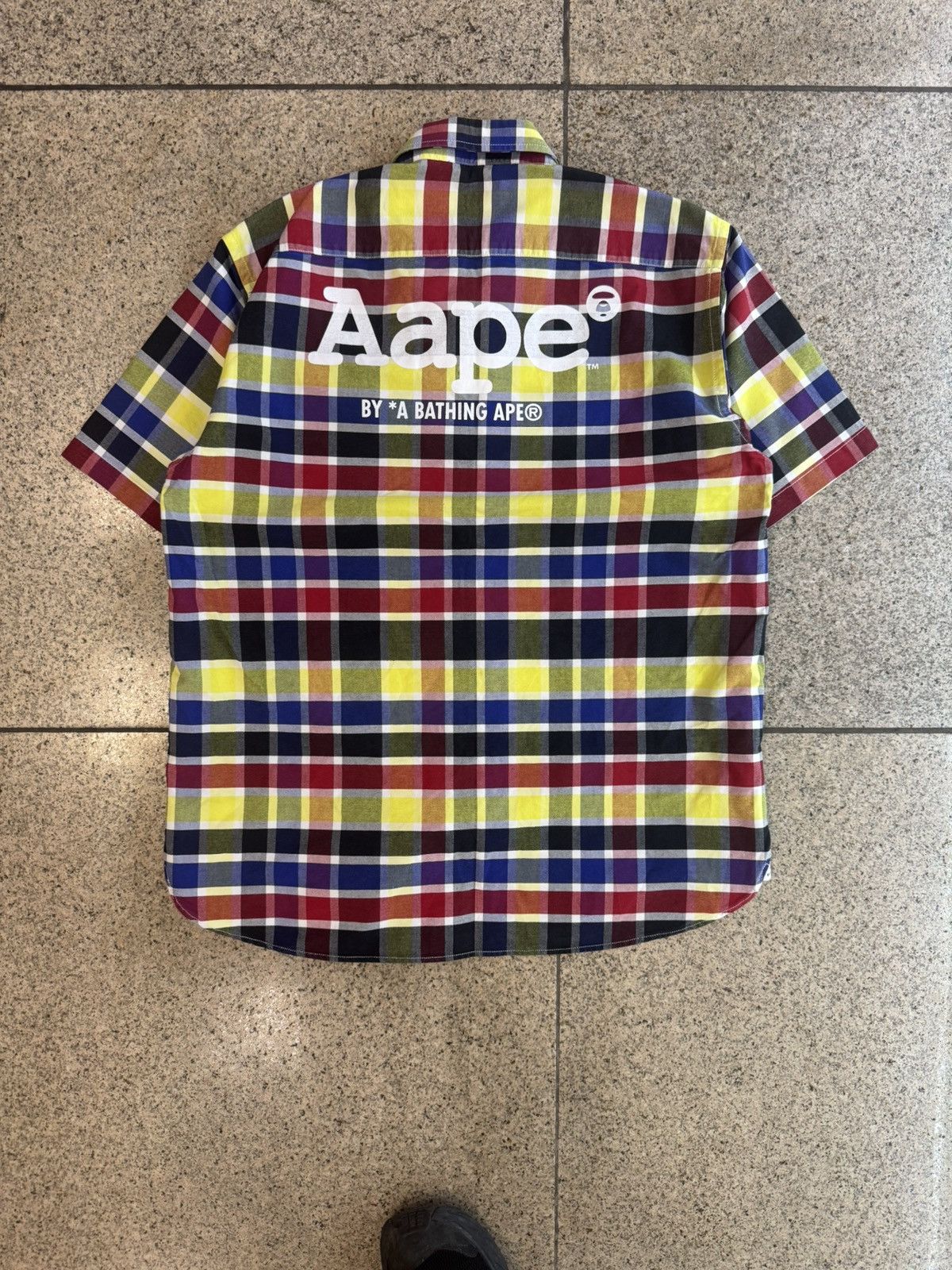 Aape Aape plaid short-sleeved shirt Size US XL / EU 56 / 4 - 1 Thumbnail