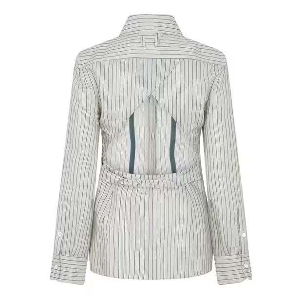 Jacquemus o1g2r1mq1024 Shirt in Grey & Black Size S / US 4 / IT 40 - 2 Thumbnail