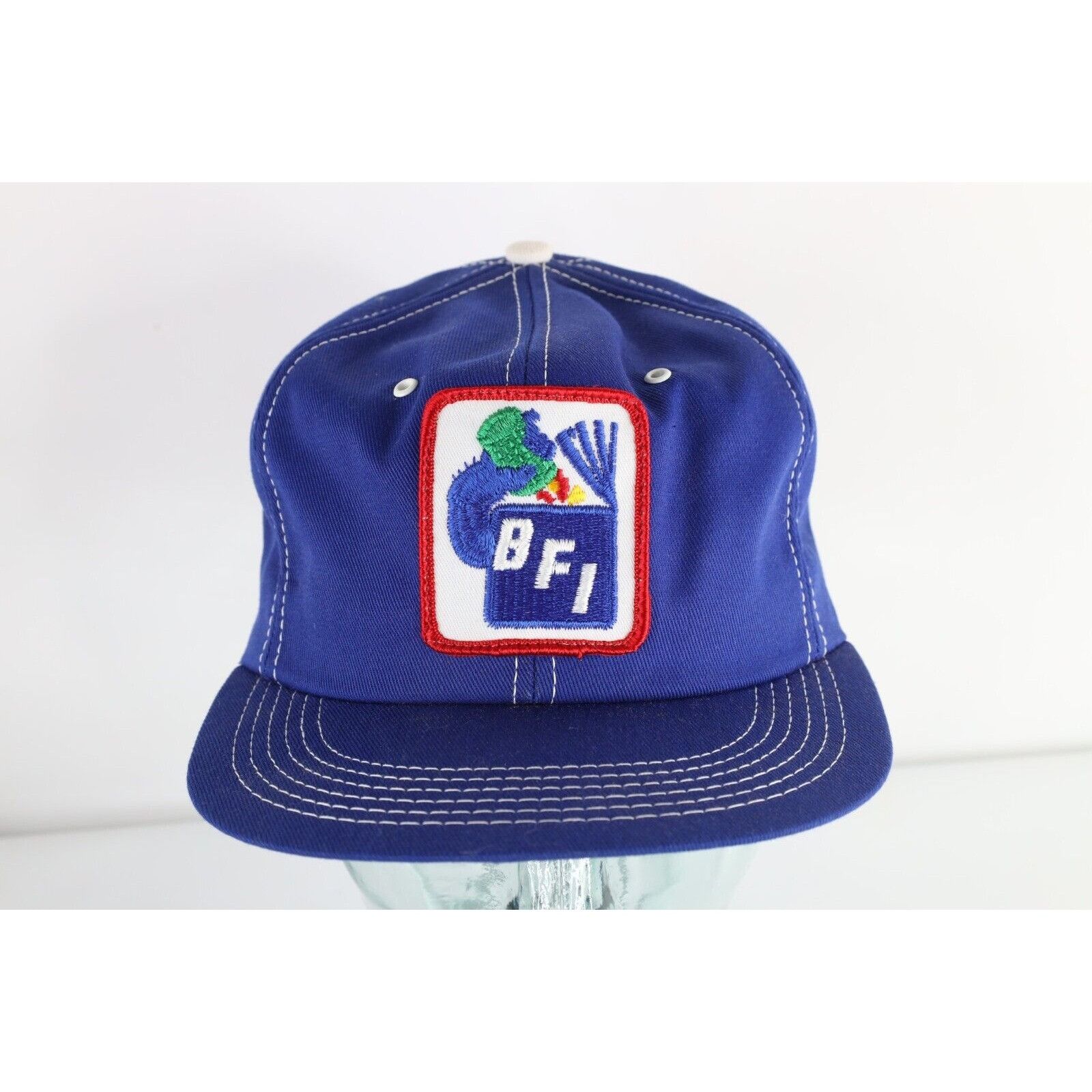 Vintage Vintage 80s Streetwear K Brand BFI Garbage Can Patch Hat Size ONE SIZE - 1 Thumbnail