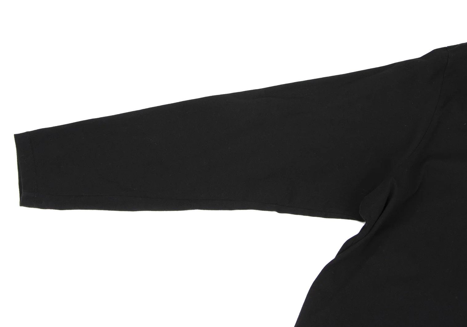 Yohji Yamamoto Long Bias Zip Long Sleeve T-Shirt in Black Size 3 Size US L / EU 52-54 / 3 - 4 Thumbnail