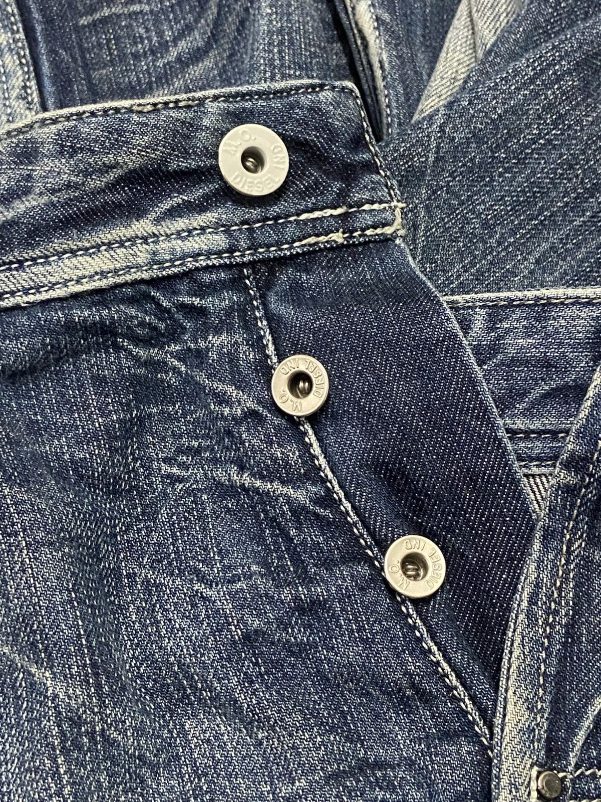 Diesel Diesel PHEYO 008SS Cinch Back Buckle Denim Jeans Men's Size US 29 - 6 Thumbnail