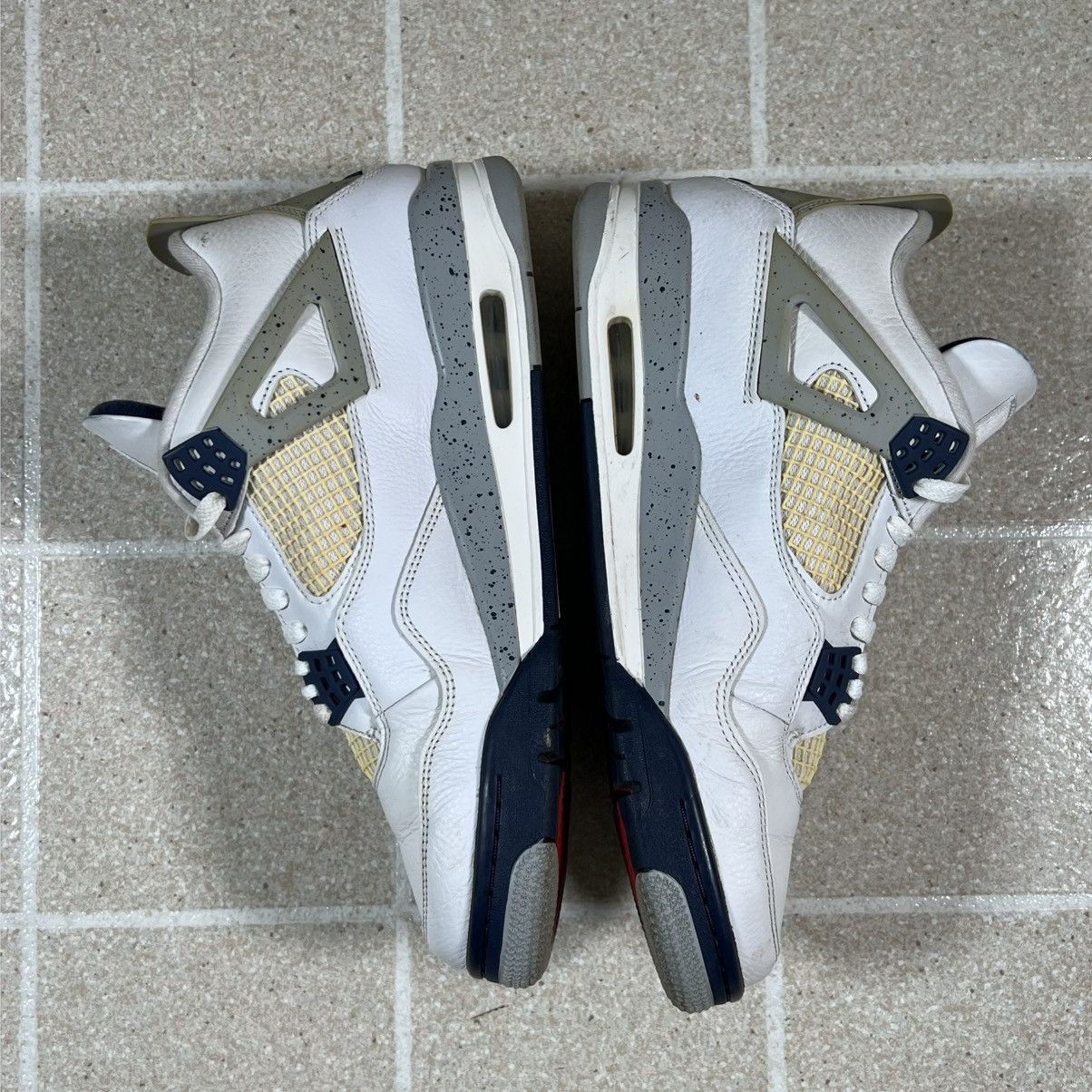 Jordan Brand Air Jordan 4 Midnight Navy Men's Sneakers Size 9.5 White Size US 11 / EU 44 - 8 Thumbnail