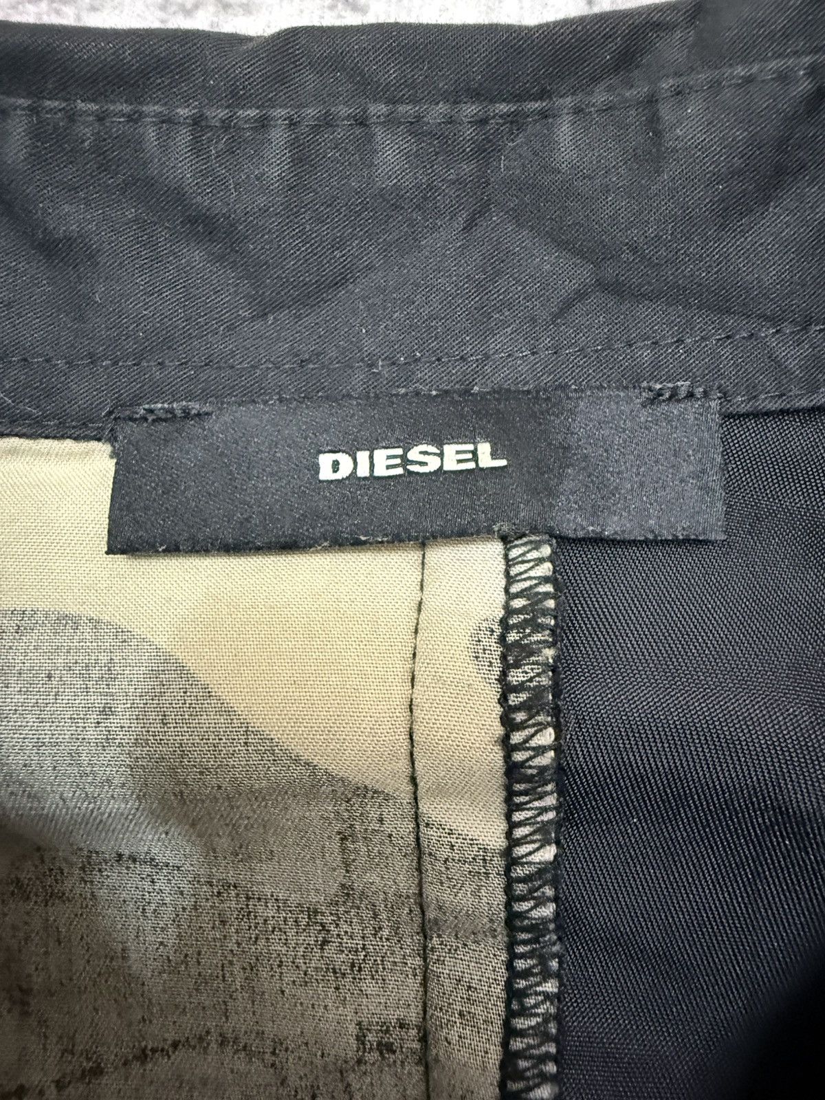 Diesel DIESEL PATCHWORK CAMO DESIGN STYLE BUTTON UP SHIRT Size US M / EU 48-50 / 2 - 10 Thumbnail