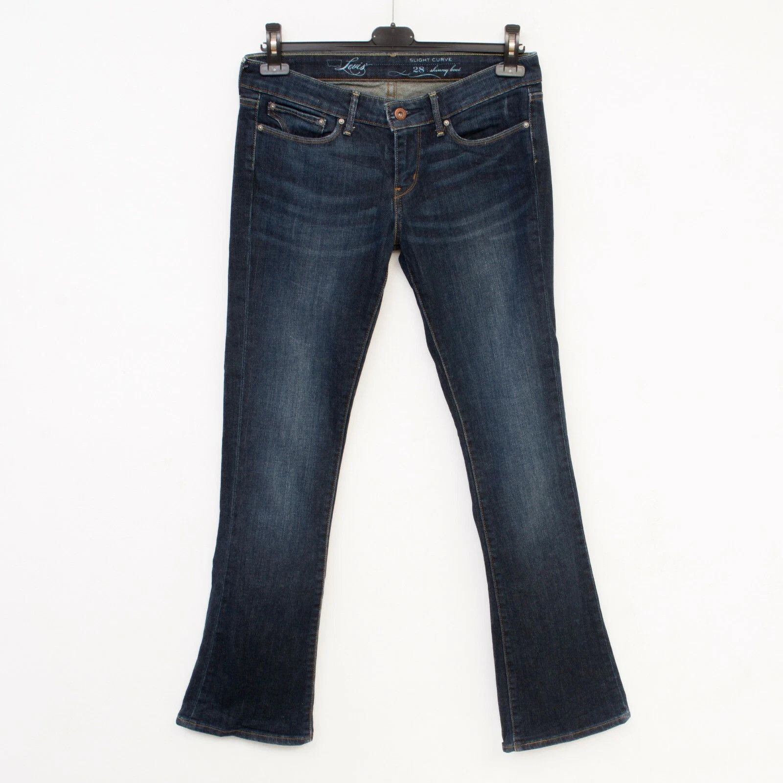 Levi's STRAUSS Slight Curve Skinny Boot Women W28 L32 Wide Trousers Size 28" / US 6 / IT 42 - 1 Thumbnail
