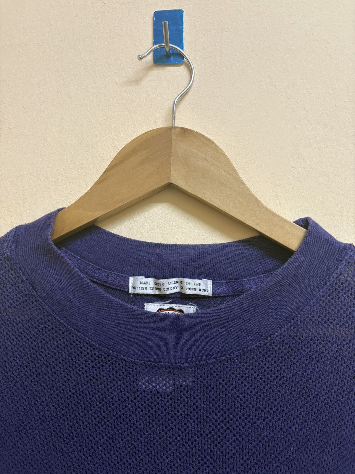 Avirex Vintage 90s Avirex USA American Collegiate Knit Mesh Tee Size US M / EU 48-50 / 2 - 9 Thumbnail
