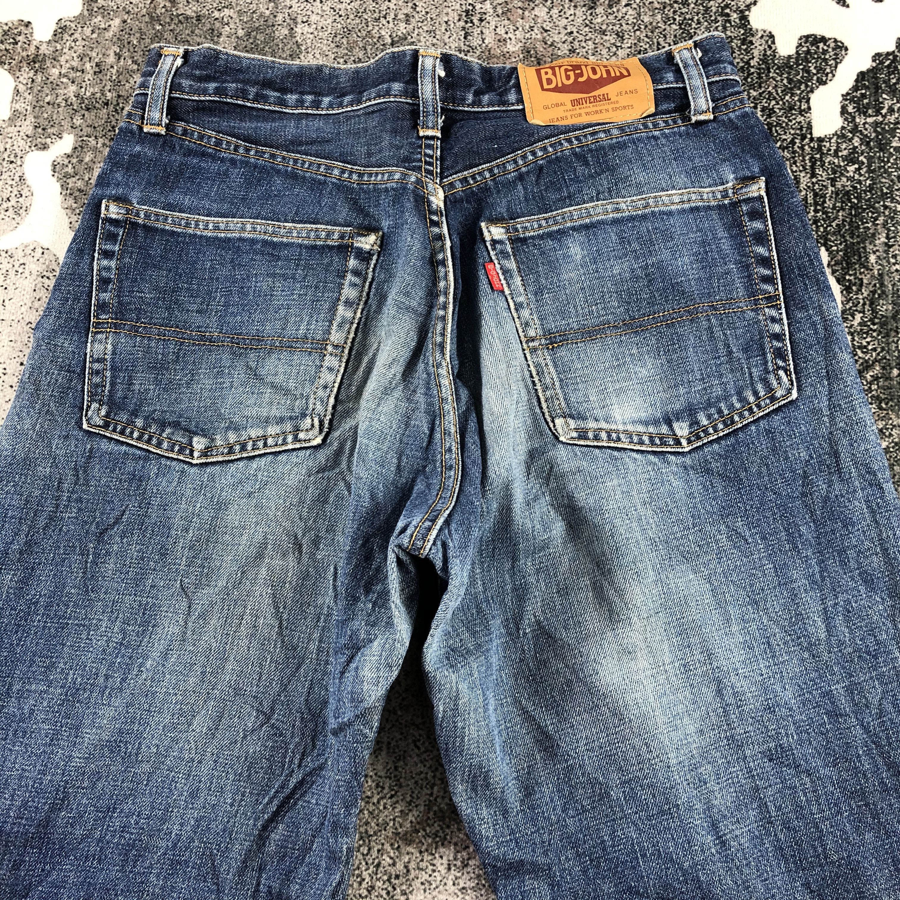 Big John Vintage Big John Faded Blue Denim KJ1452 Size US 30 / EU 46 - 4 Thumbnail