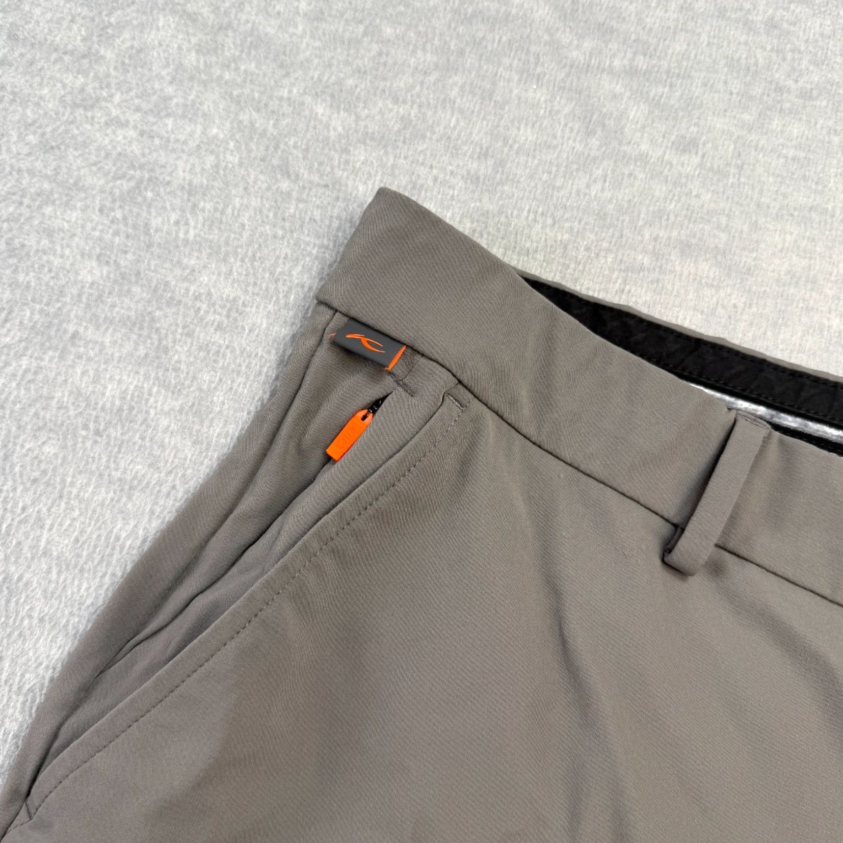 KJUS KJUS Iver Pants Mens 40x32 Gray Tailored Fit Performance Golf Trousers Stretch Size US 38 / EU 54 - 7 Thumbnail