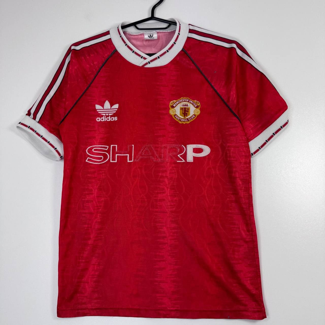 Adidas Vintage Adidas Manchester United 1992-1994 Shirt Sharp Sz M Size US XS / EU 42 / 0 - 1 Thumbnail