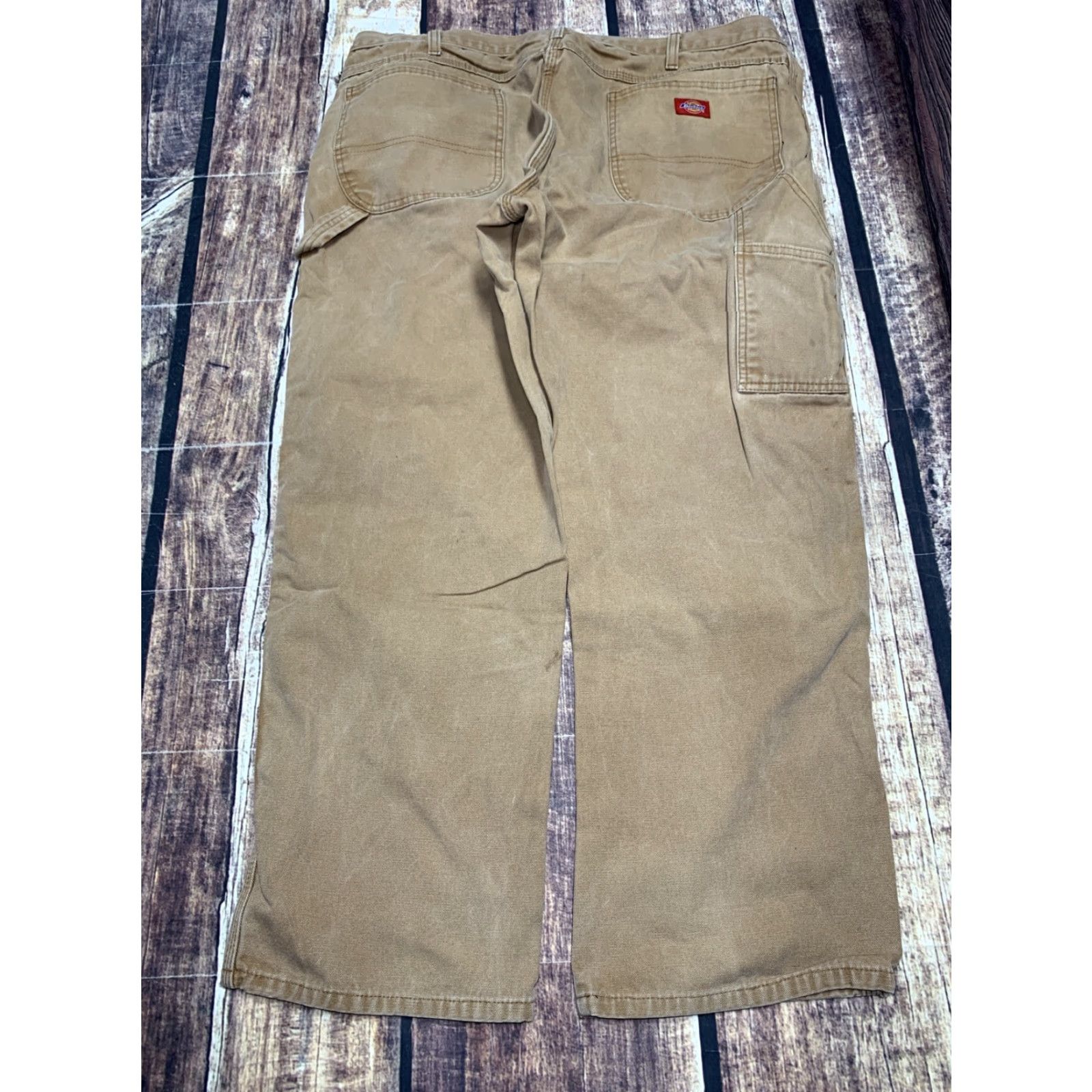 Dickies DICKIES Carpenter Pants Jeans Brown Duck Mens Size 40 x 28.5 Work Construction Pants Carpenter Brown Duck Mens 40x28.5 Size US 40 / EU 56 - 6 Thumbnail