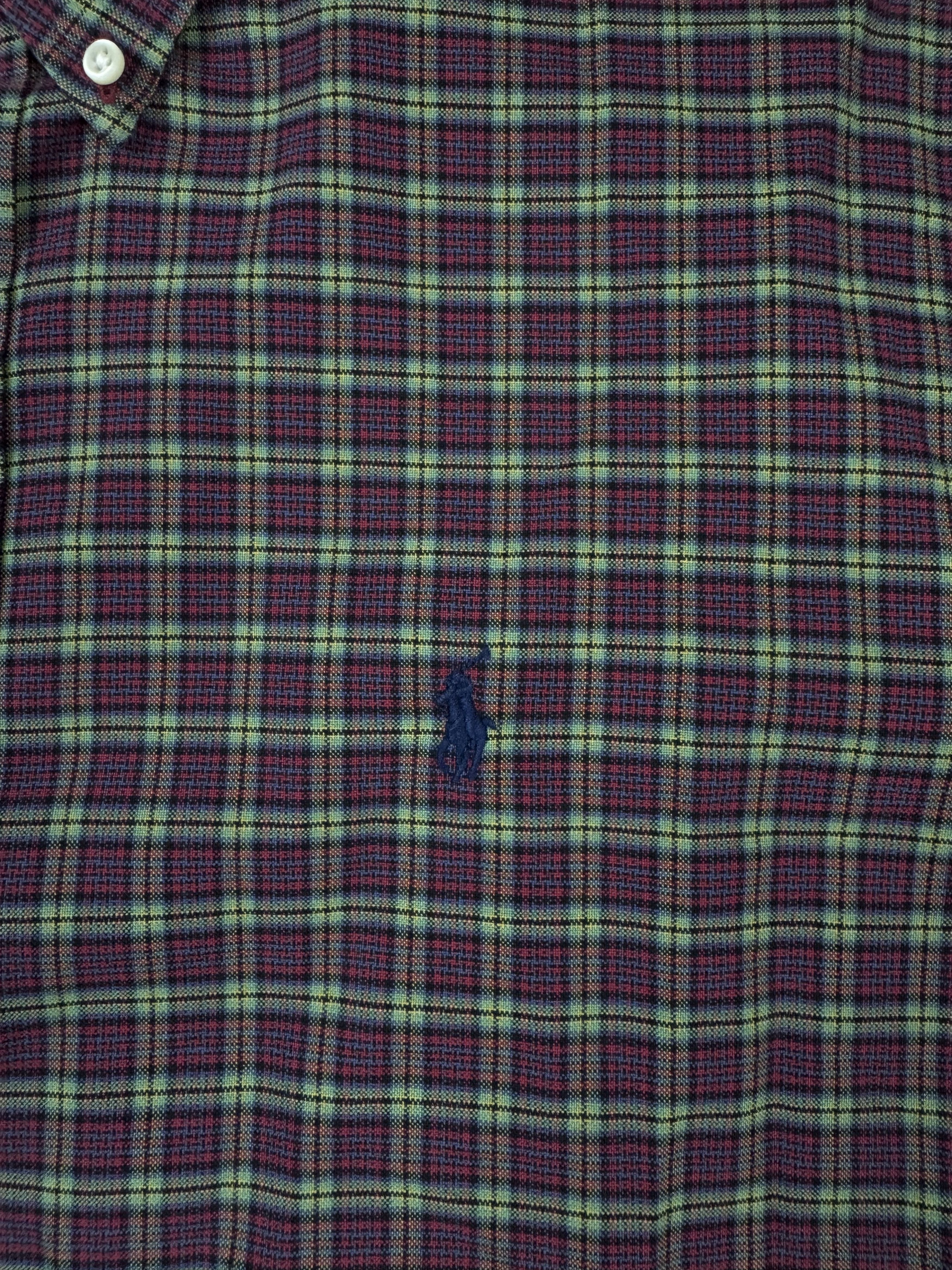 Ralph Lauren Ralph Lauren Classic Fit Plaid Red/Green Button Down Shirt Size US XL / EU 56 / 4 - 3 Thumbnail